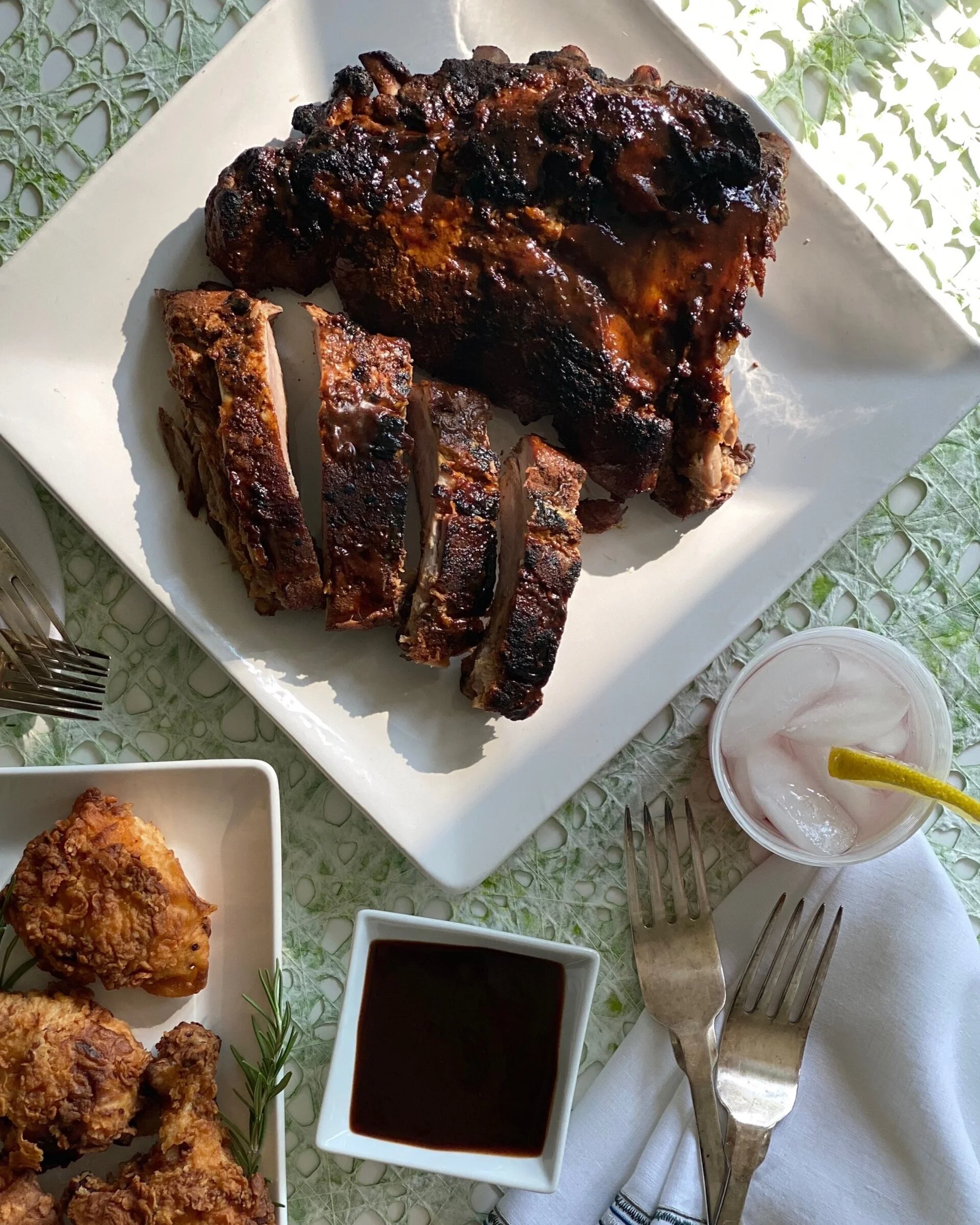 Barbecued Baby Back Ribs 