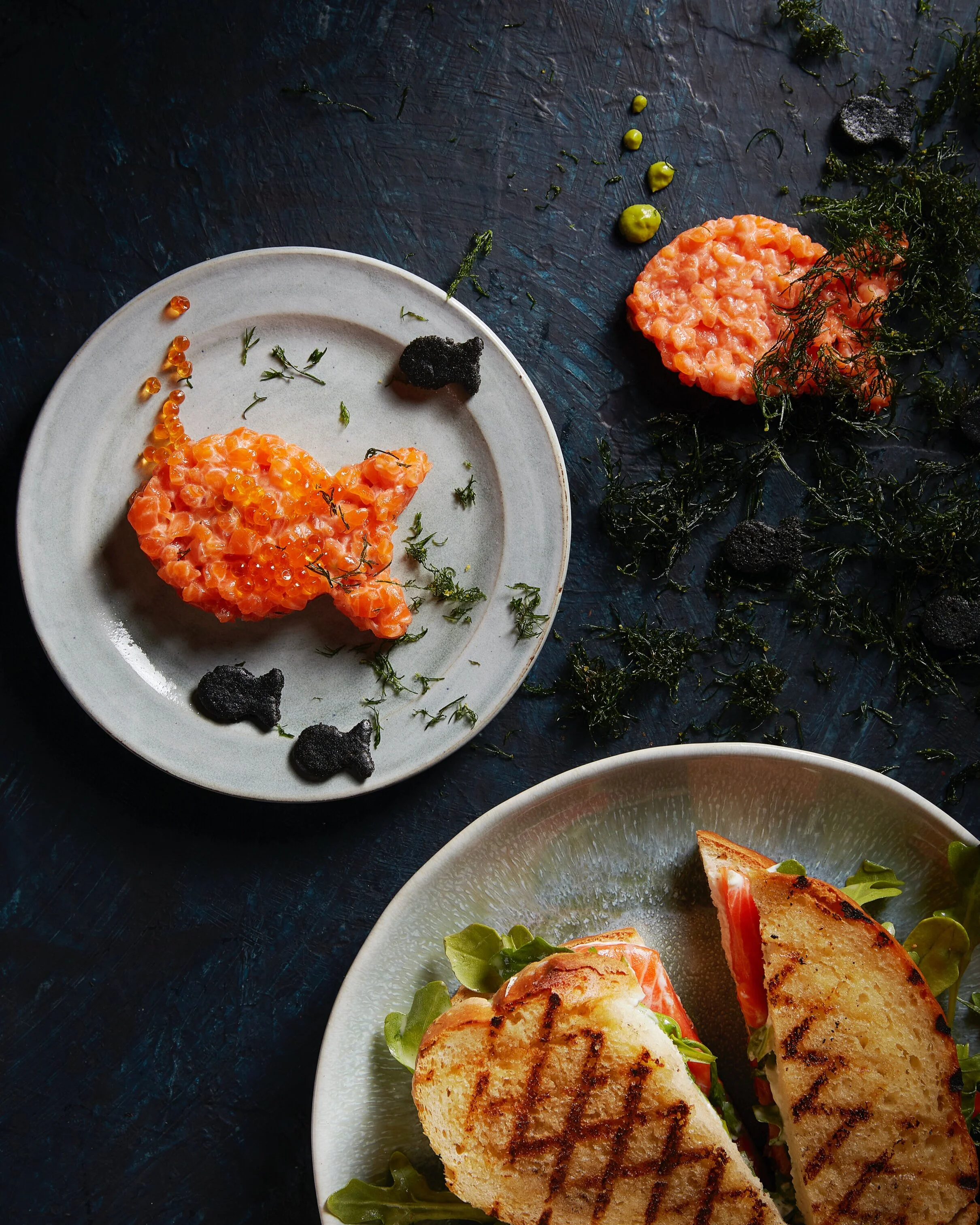 Summer Plans: Salmon Tartare and Salmon Grilled Cheese 