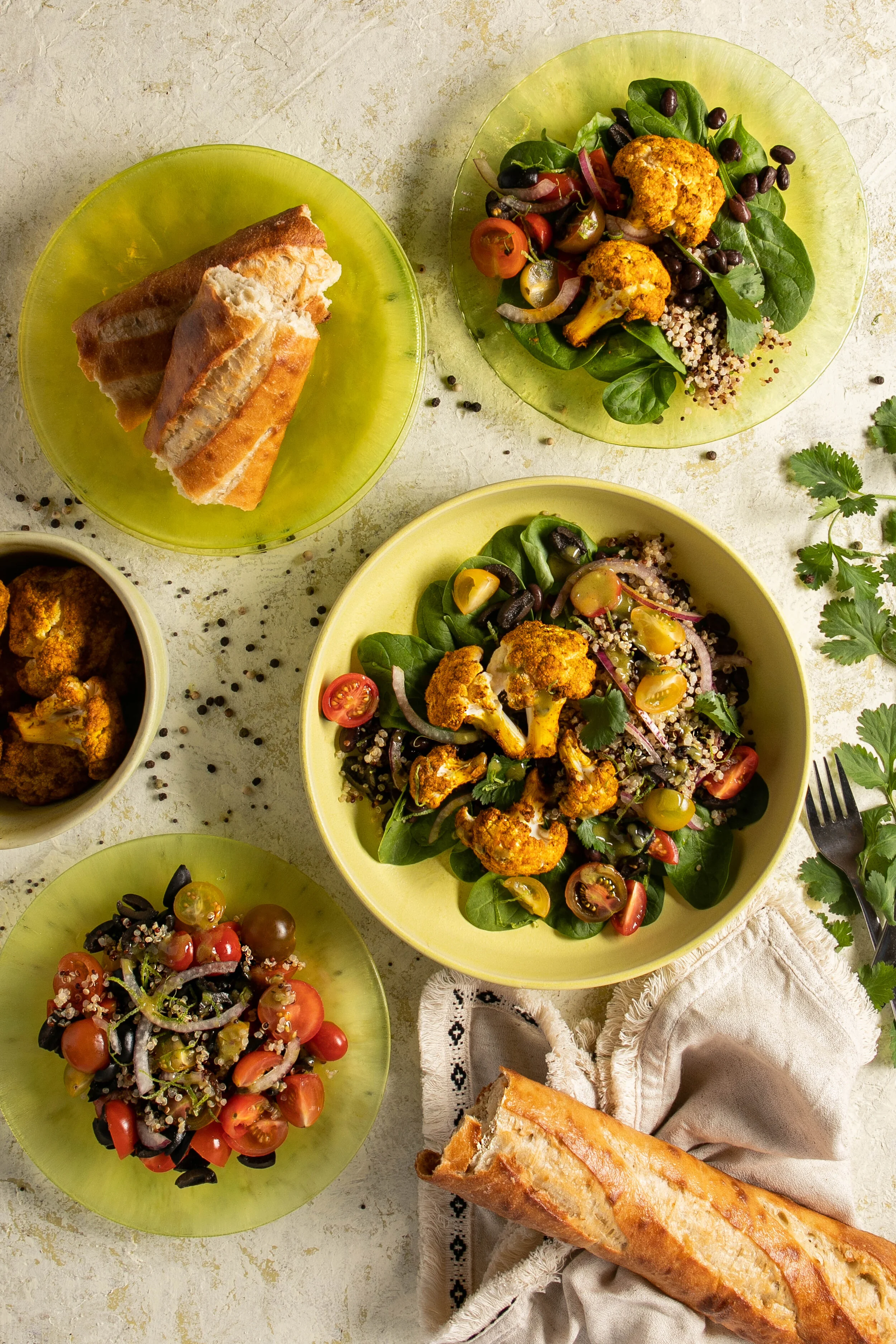 Cauliflower Burrito Salad 