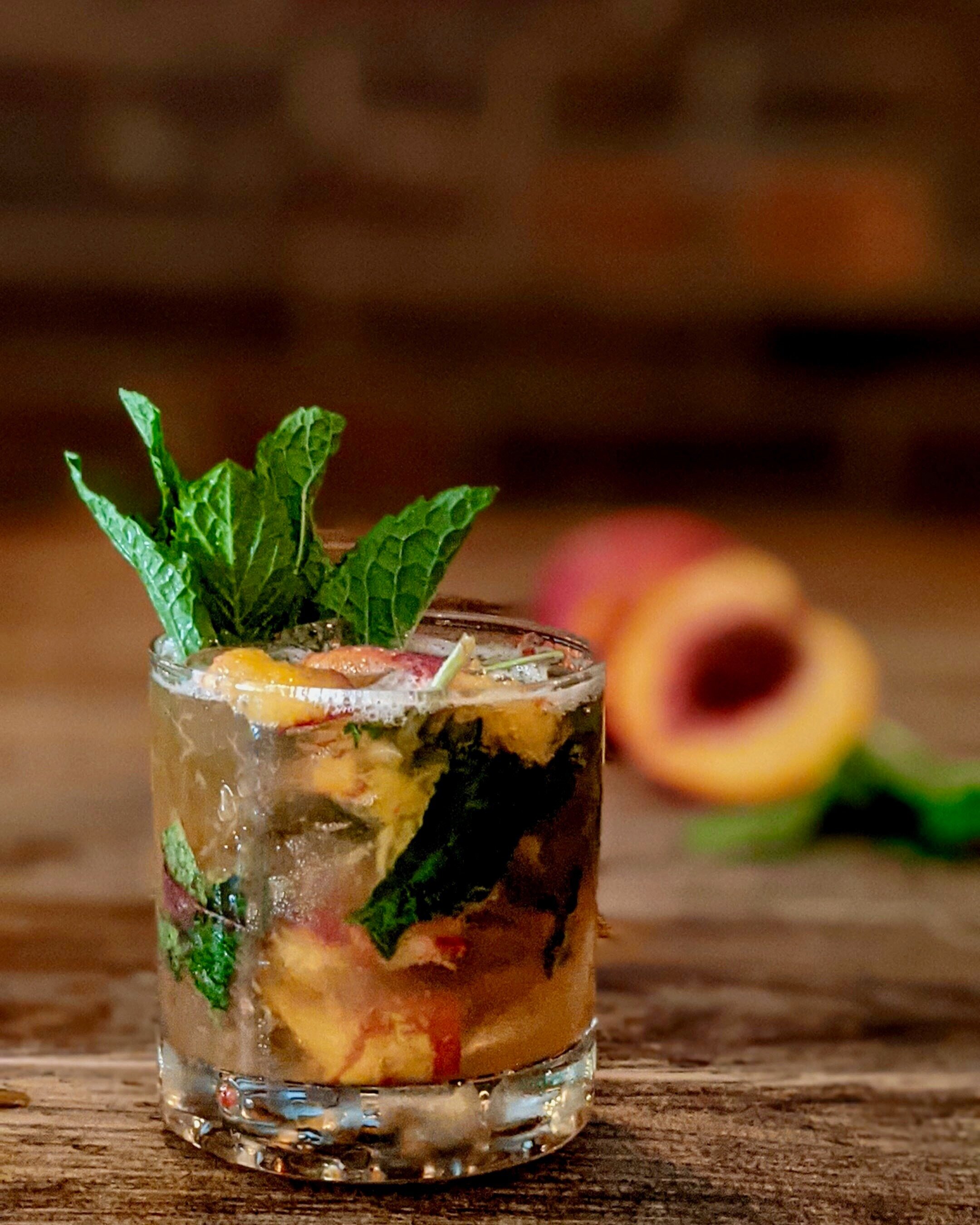 UPLOADED/REDIRECTED Peach Bourbon Smash
