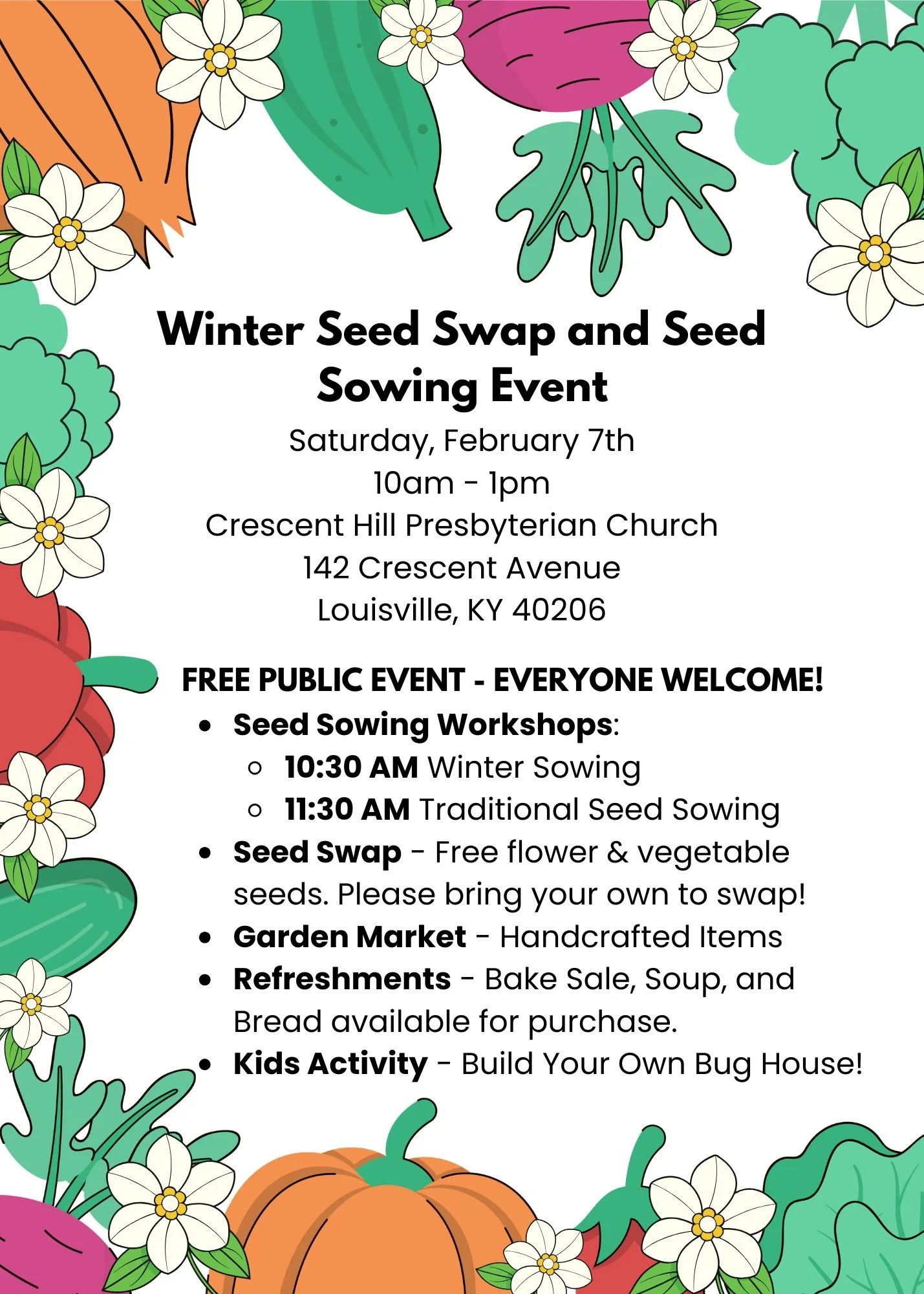 Winter Seed Swap and Seed Sowing Event