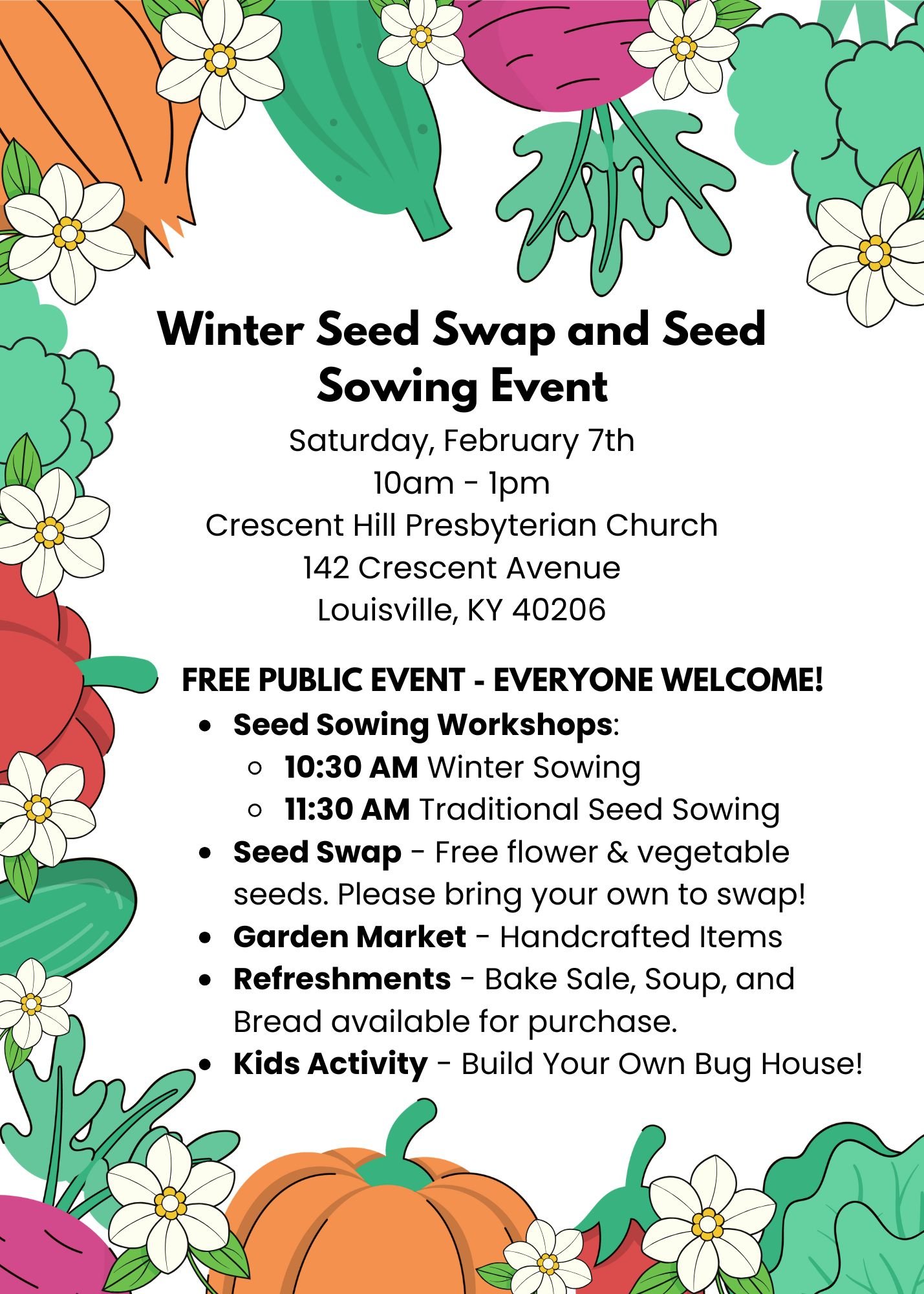 Winter Seed Swap and Seed Starting Workshop