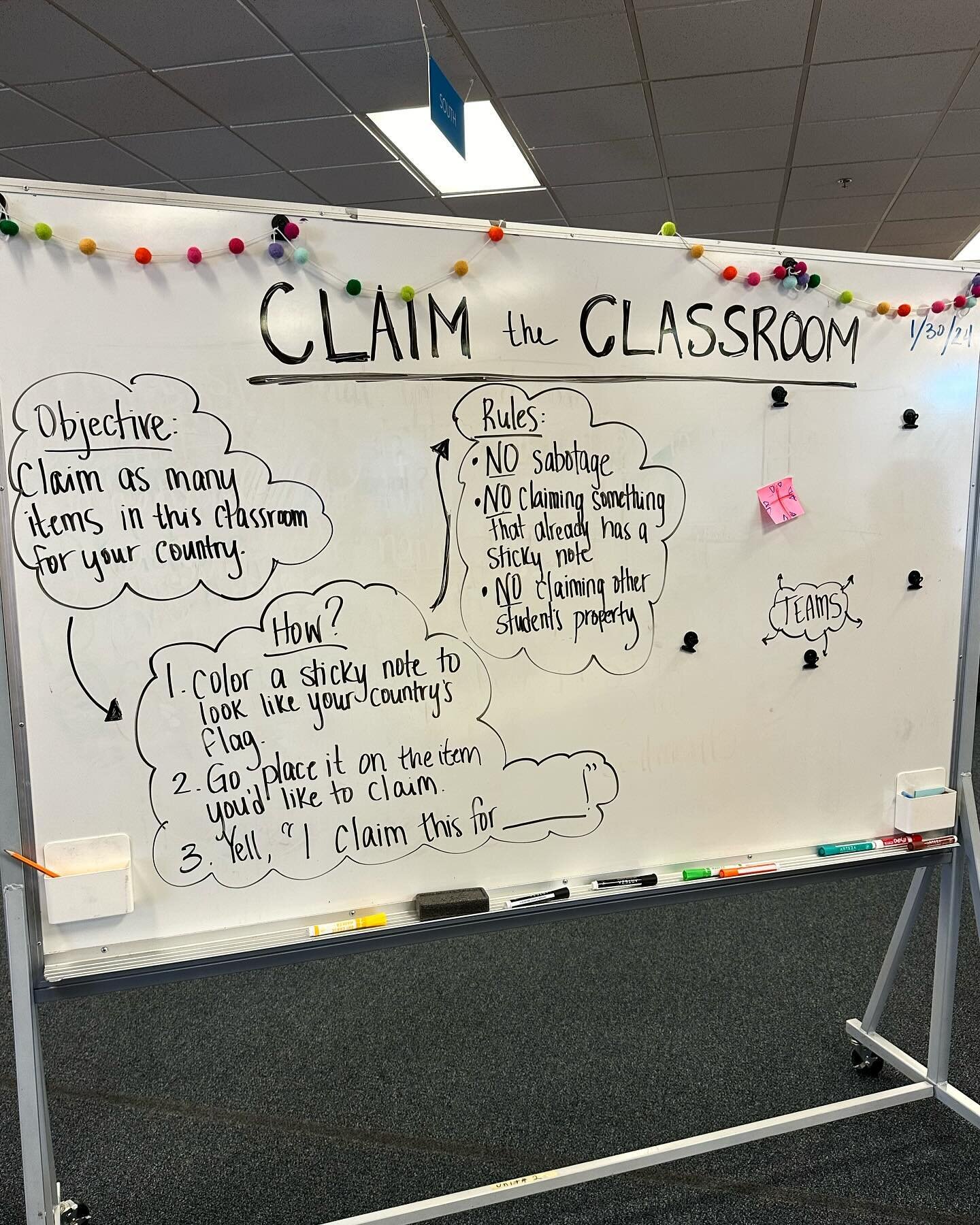 LAUNCH DAY: Students in 6th-8th grades started a new project today with an activity called &ldquo;Claim the Classroom.&rdquo; What topic do you think they&rsquo;re exploring next???

#PBLatPIA #projectlaunch #BelongatPIA #comeasyouare #allarewelcomeh