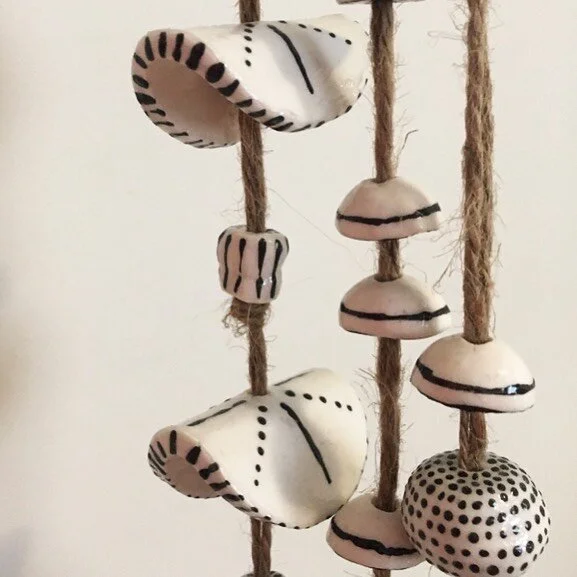 Handmade ceramic beads✌️ #interiordesigner #inquarantine #crafting #handmade #ceramic #beads #stayhome #make #art