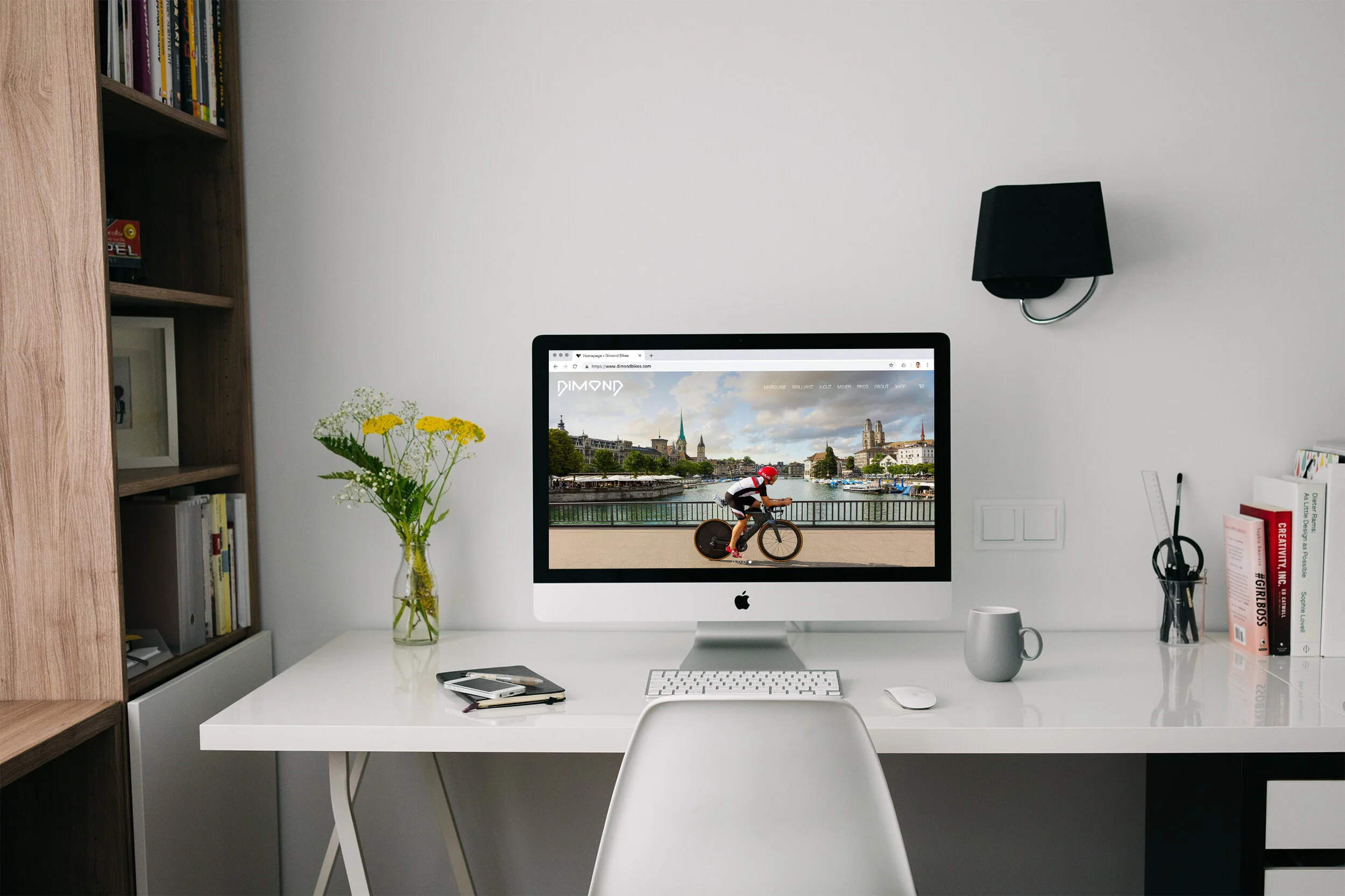   Dimond Bikes  was looking for a more modern image as they had just completed a rebrand. I was asked to take their new branding and develop a cohesive and unique layout design for their website. Final development by NowNow in Des Moines, IA. 