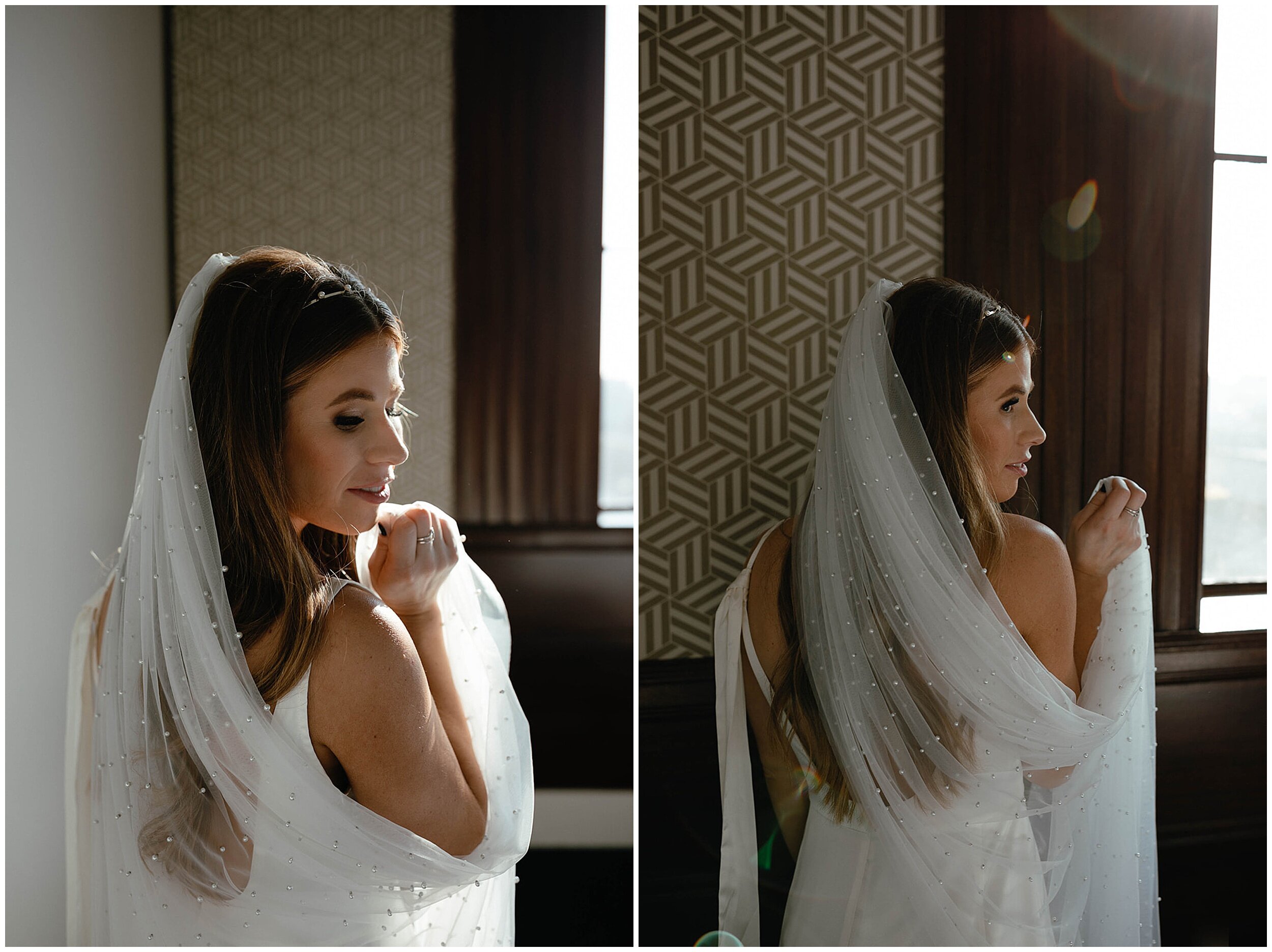 bride in wedding veil