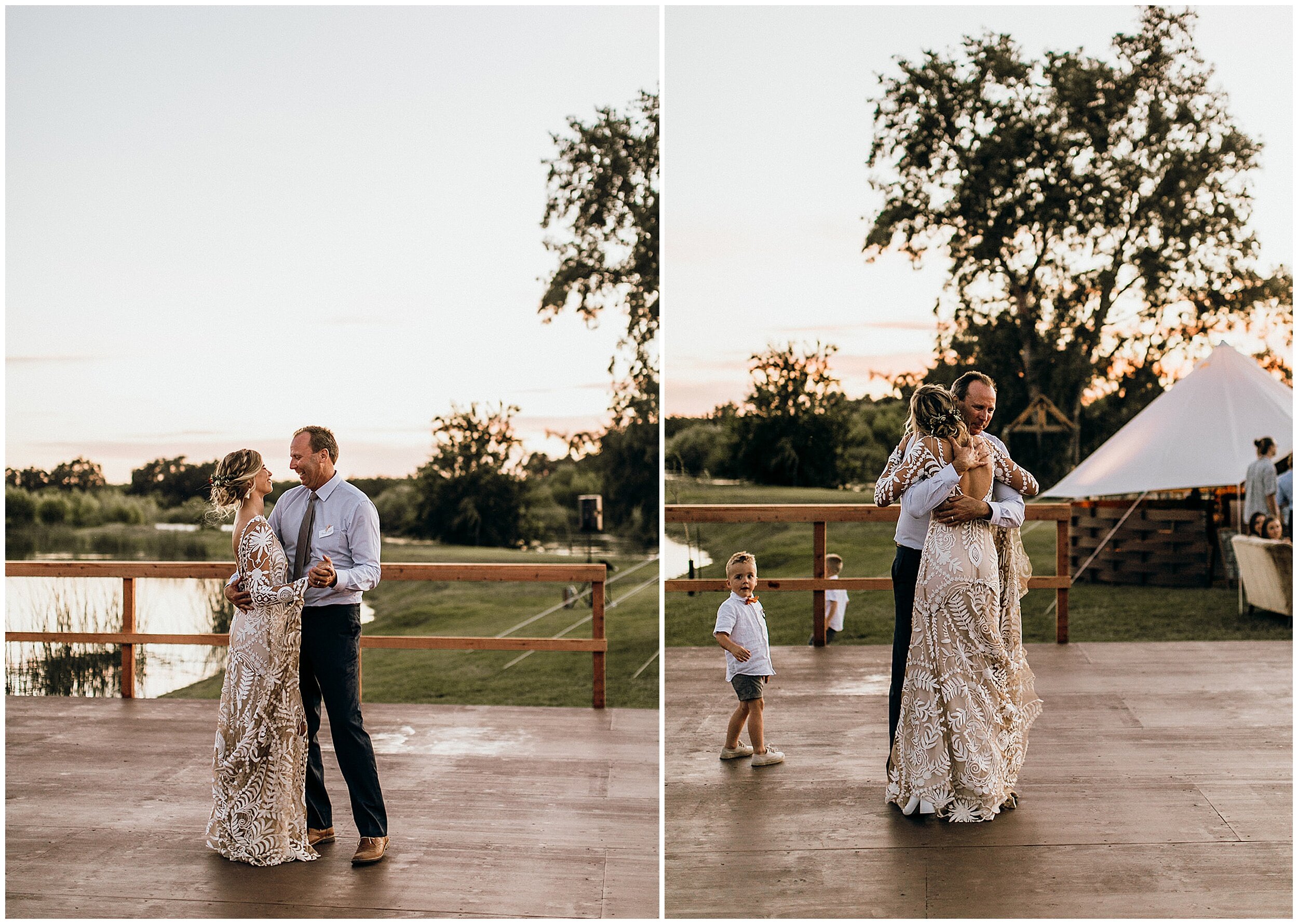 father daughter first dance at wedding