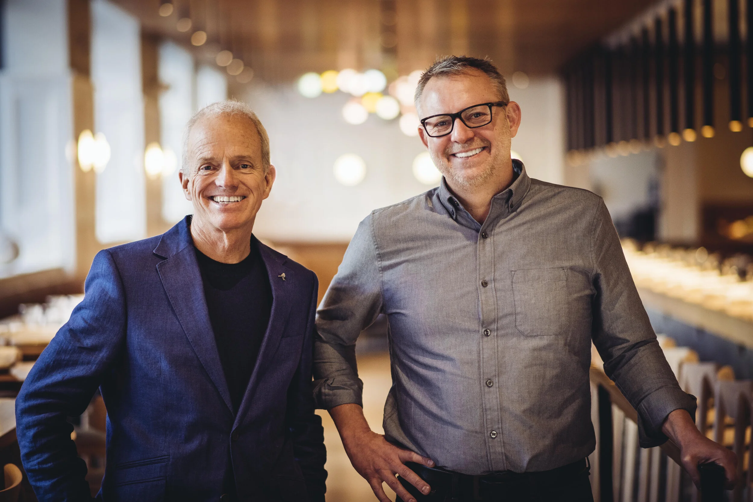 Howard Wright (left) and Ethan Stowell (right); photo credit Geoffrey Smith.