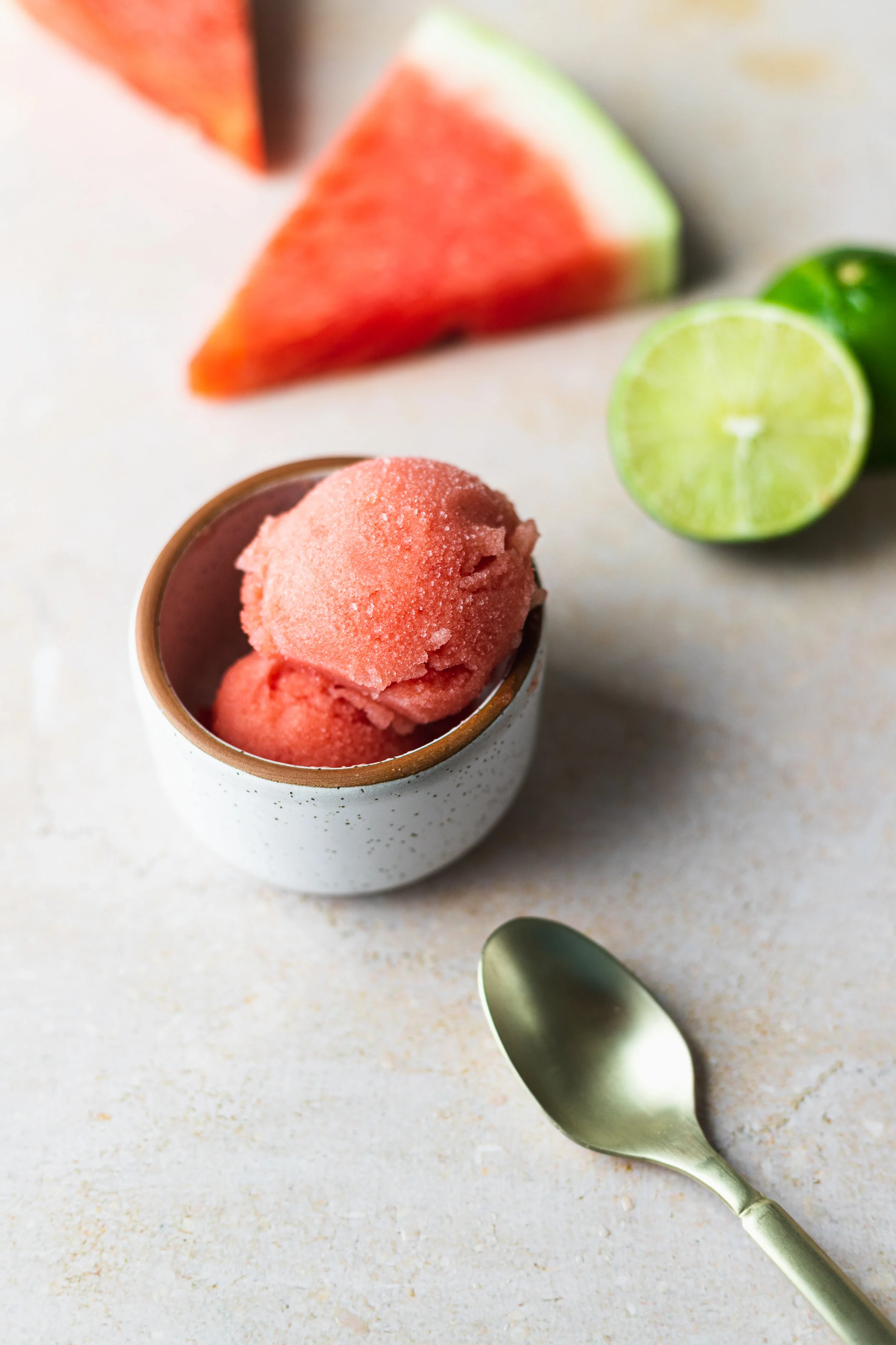 Watermelon Lime Sorbet Recipe Bread Basil Watermelon Lime Sorbet Recipe Bread Basil