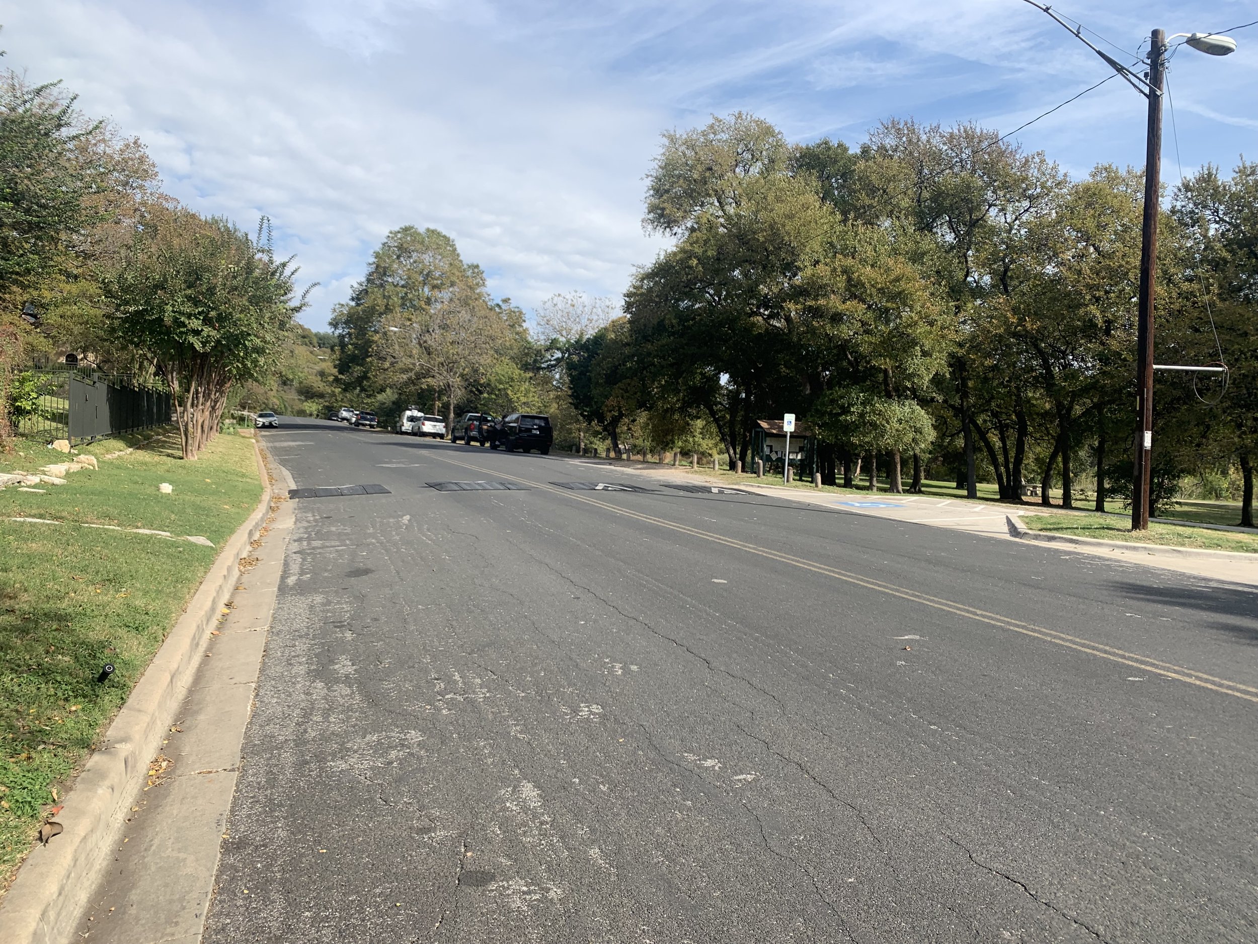 Street parking on Parkway