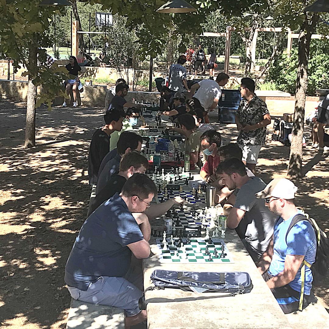 Chess at the Picnic Tables
