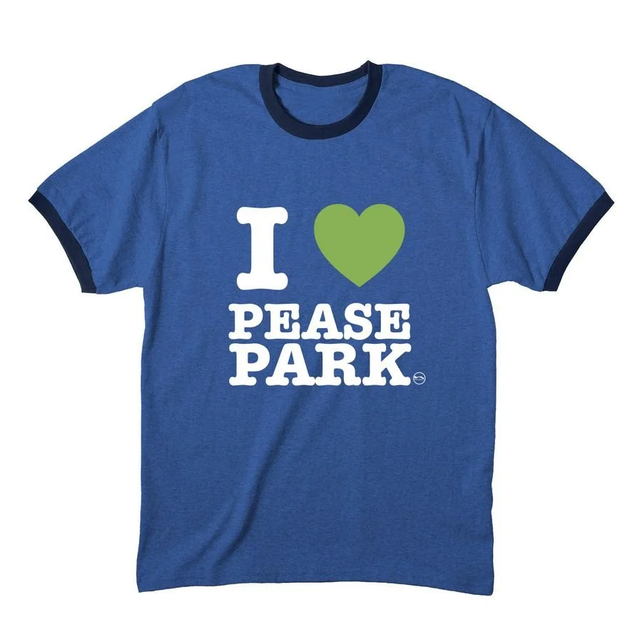 I Love Pease Park Blue Ringer Tee Bonfire.jpeg