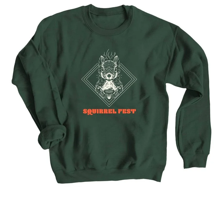 Squirrel Fest Green Crew Neck.jpeg