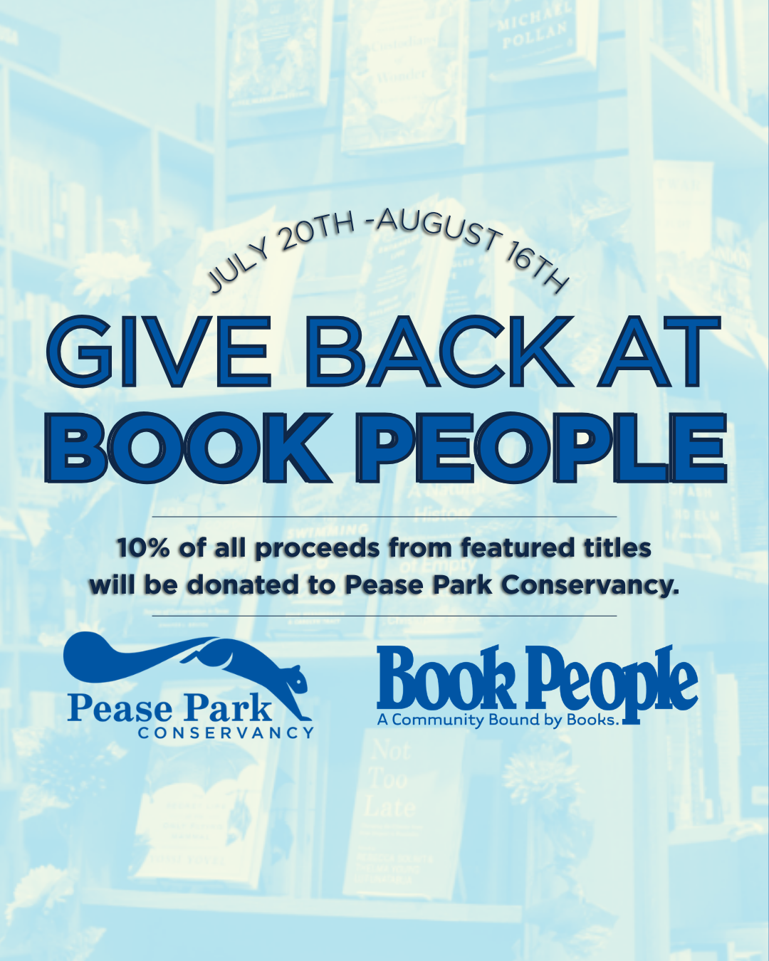 Give Back at Book People