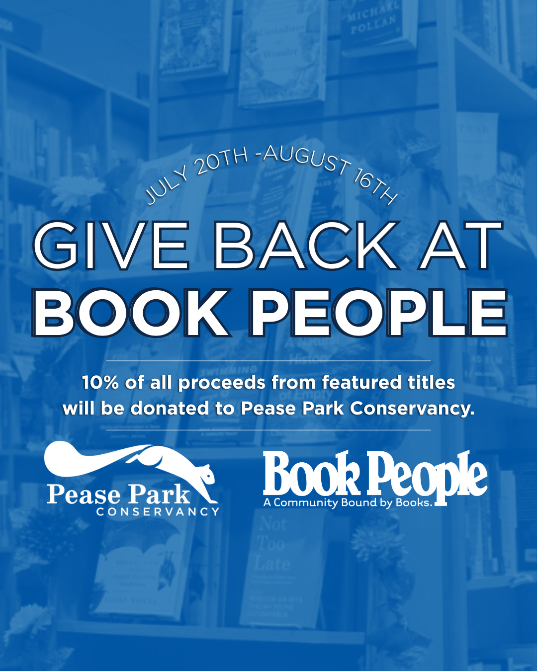 Give Back at Book People