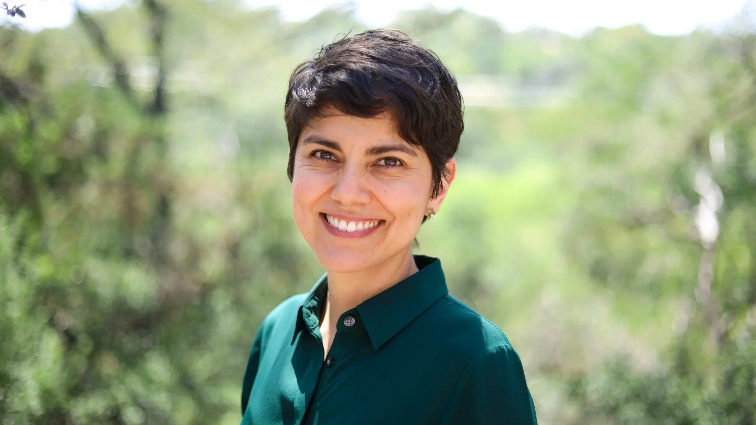  Paulina Trujillo Perez  Park Programming Coordinator   Paulina was born and raised in Chiapas, Mexico. She earned a B.A. in Psychology from Universidad de las Américas Puebla before moving to the United States, where she completed an M.A. in Transpe