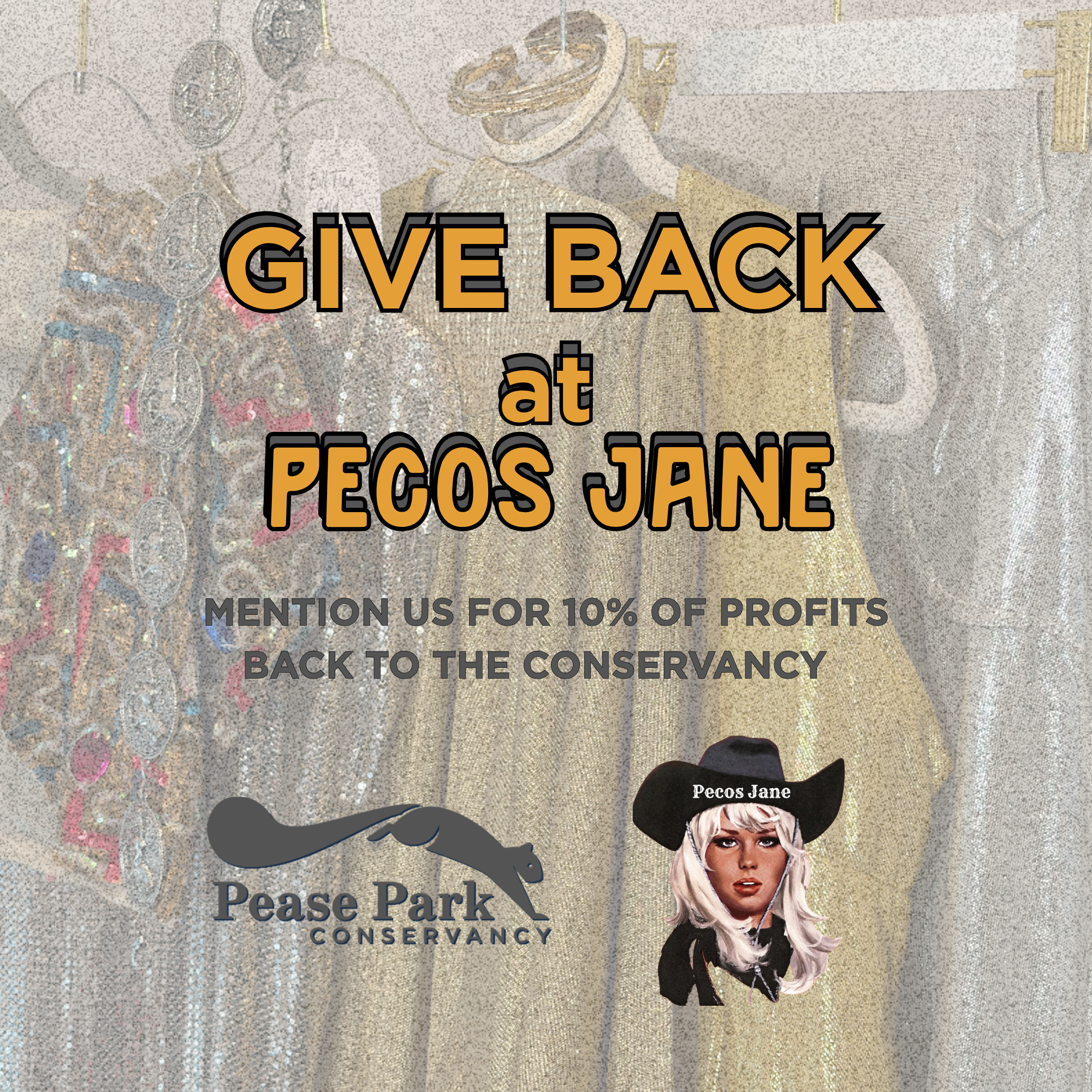 Give Back at Pecos Jane
