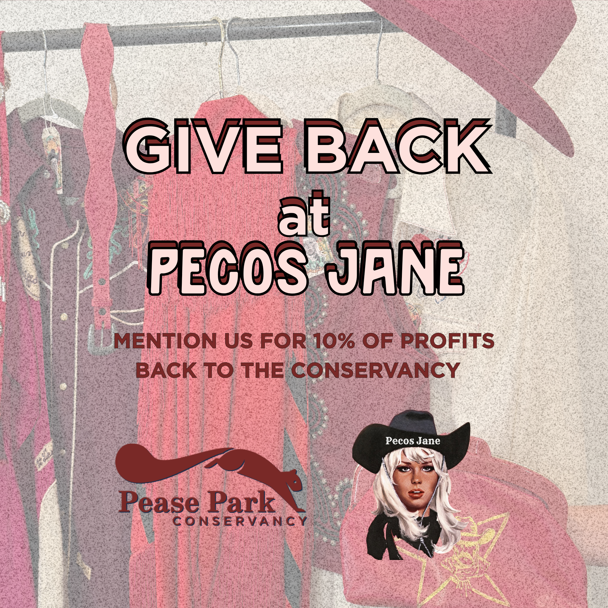 Give Back at Pecos Jane