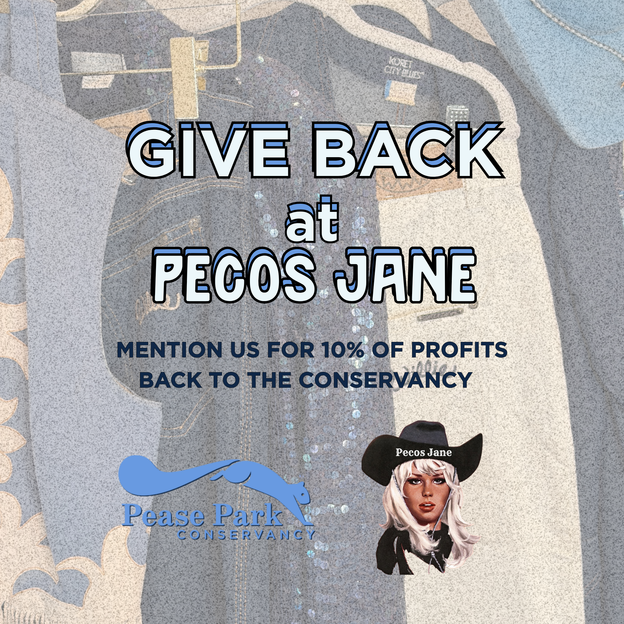 Give Back at Pecos Jane