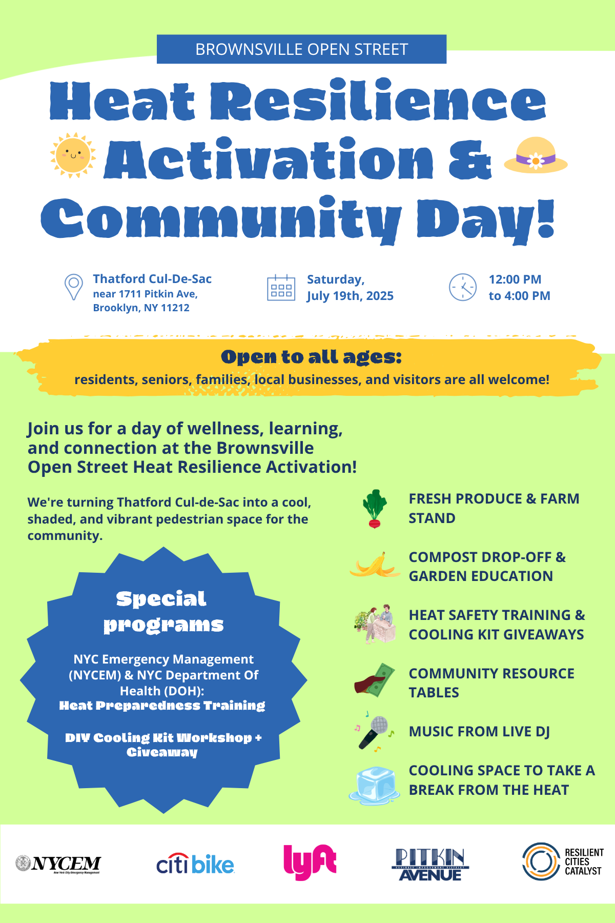 Open Streets KICK OFF!
