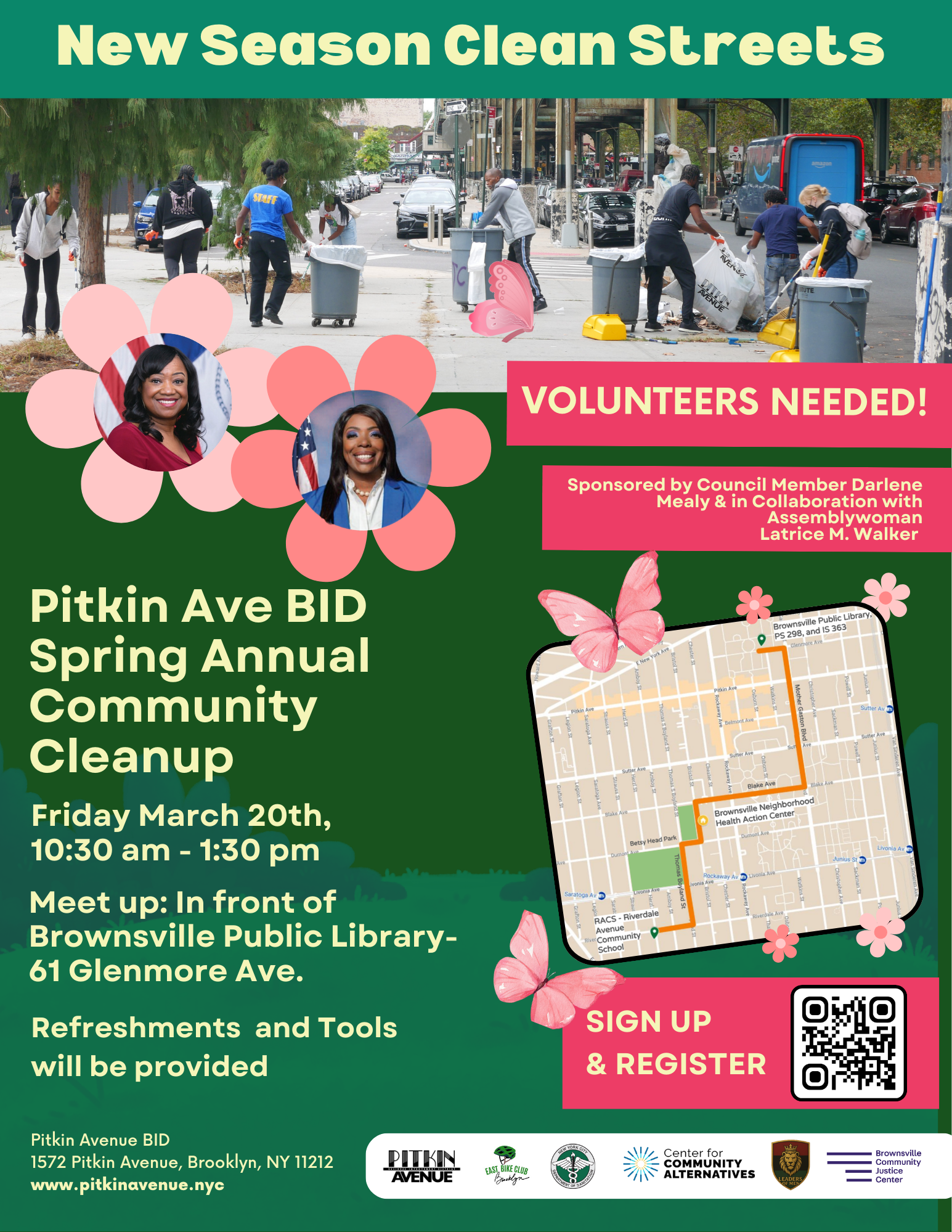 🌸Spring Clean Up in Brownsville! 🌸