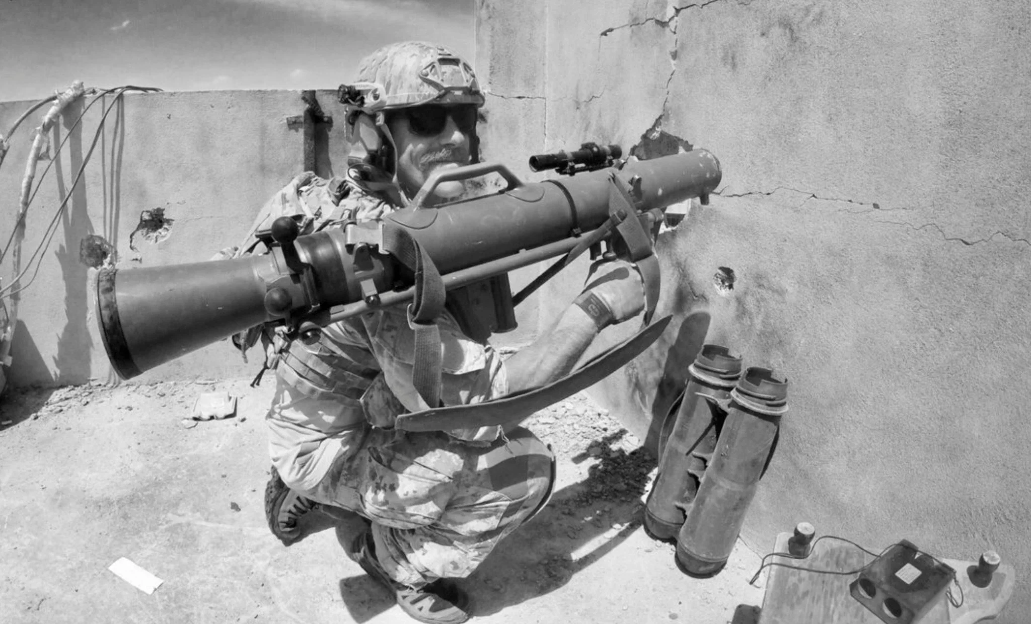 Special Operations Chief Edward Gallagher during a deployment in Iraq in 2017, in a photo provided by his lawyer. (NY Times)