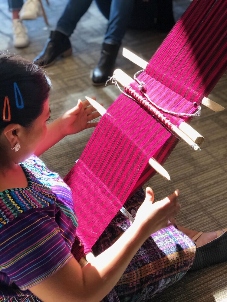 GLOBAL_WovenTogether_Nov2019_MiriamWeavingDemonstration.jpg