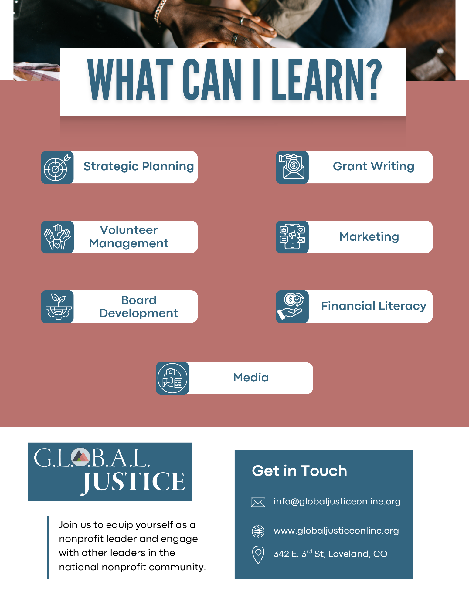 Learning Topics Flyer