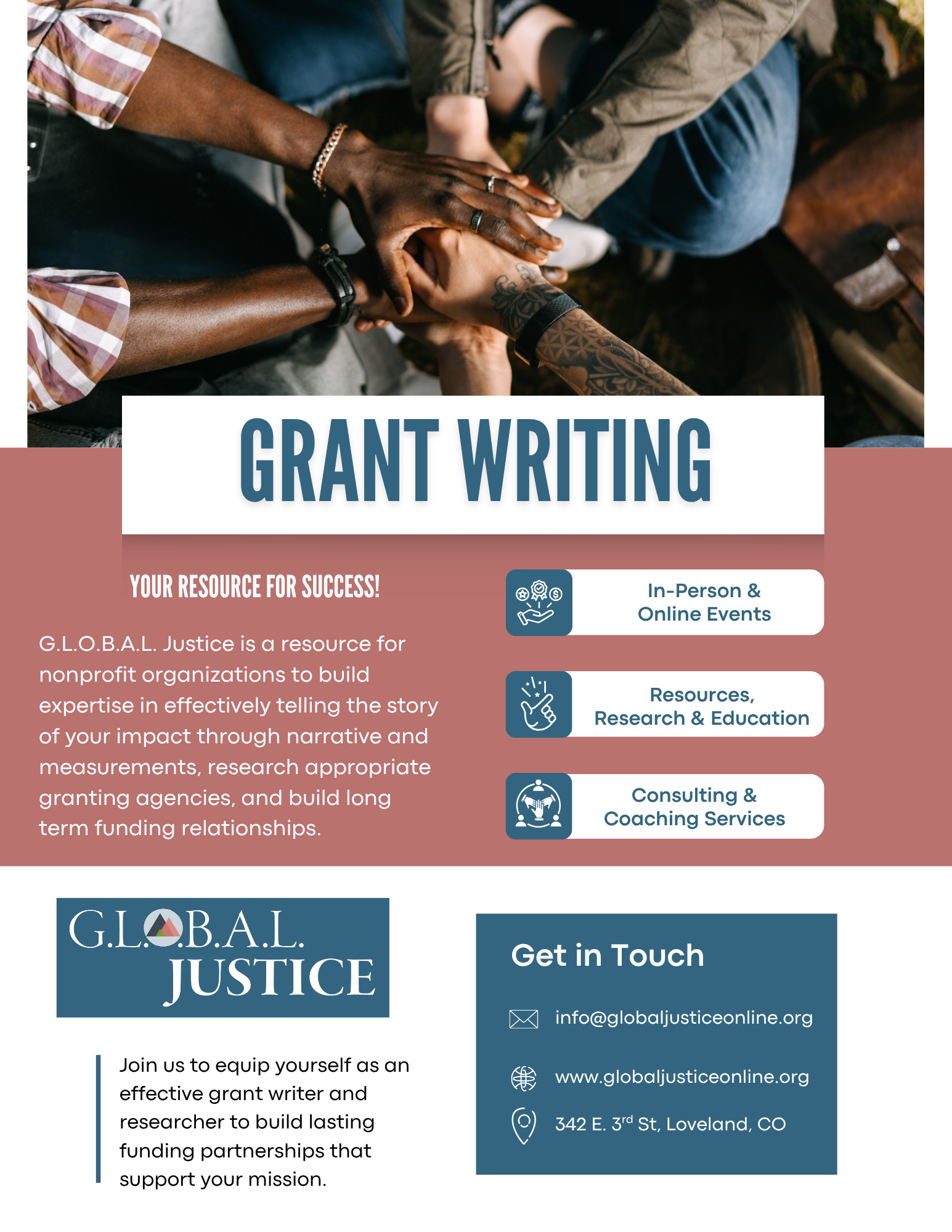 Grant Writing Flyer