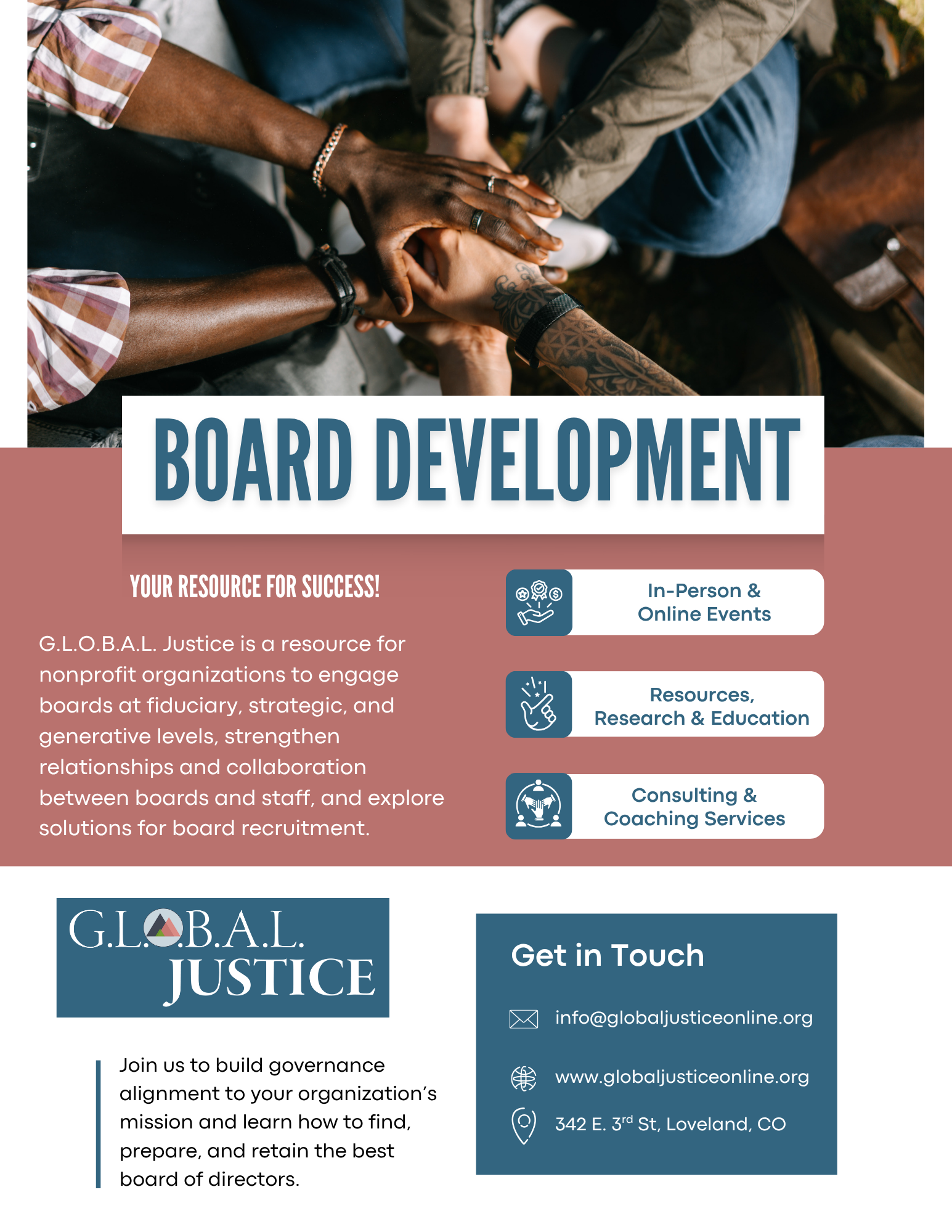 Board Development Flyer