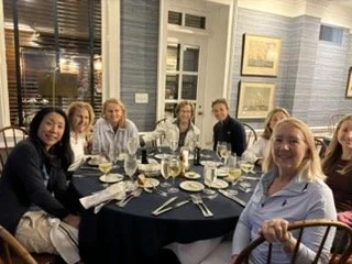 WOW sailors dining during the American Yacht Club 2026 WOW Supper Series