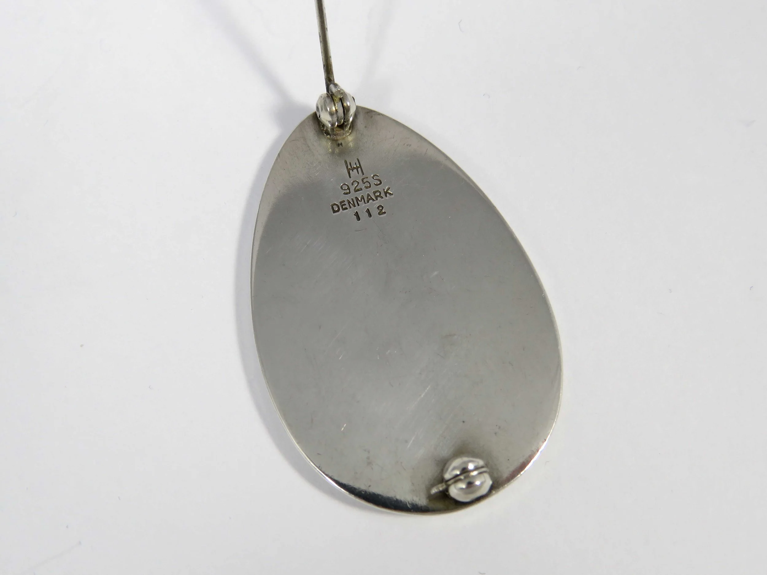Hans Hansen Abstract Silver Brooch
