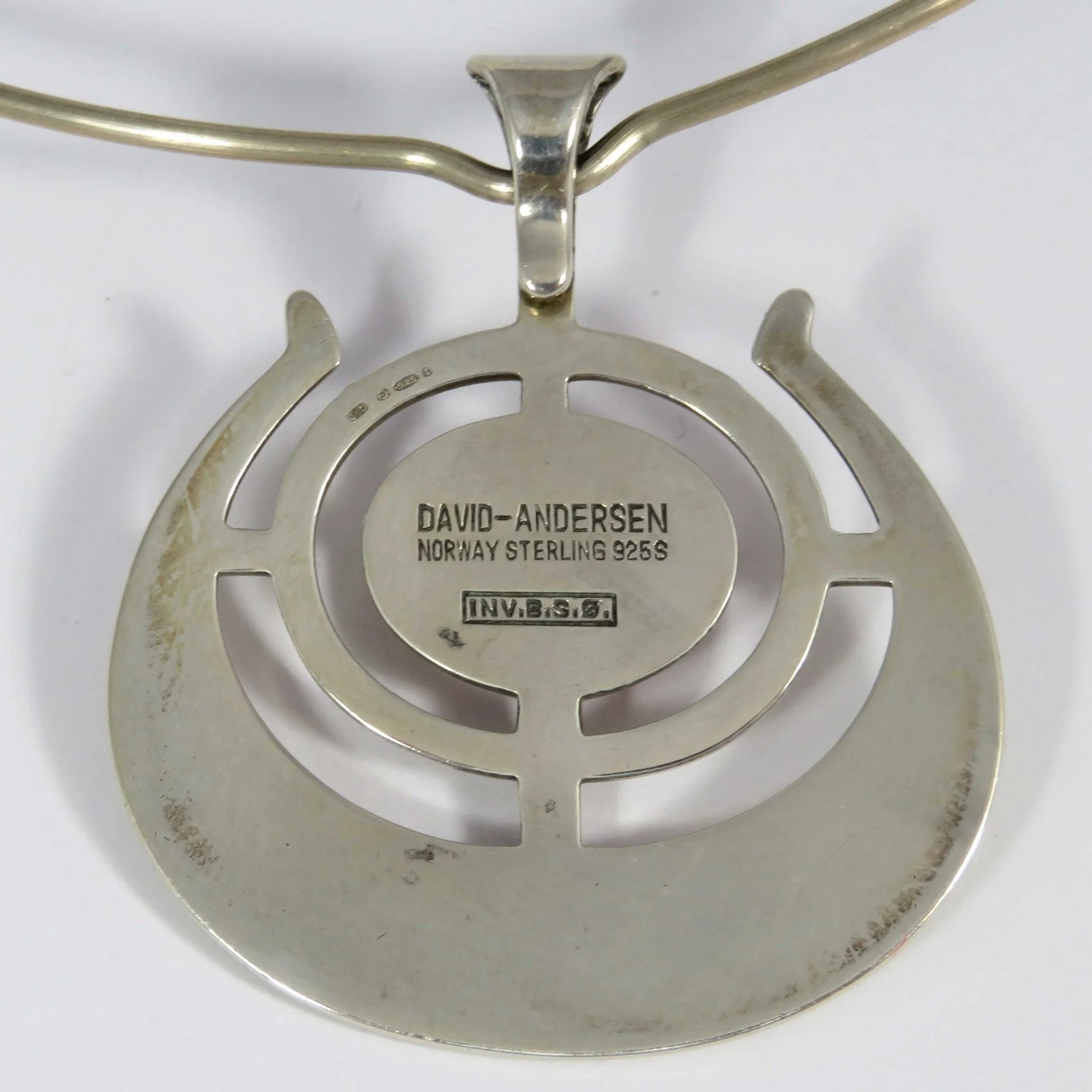 David Andersen Silver Pendant by Bjorn Sigurd Ostern