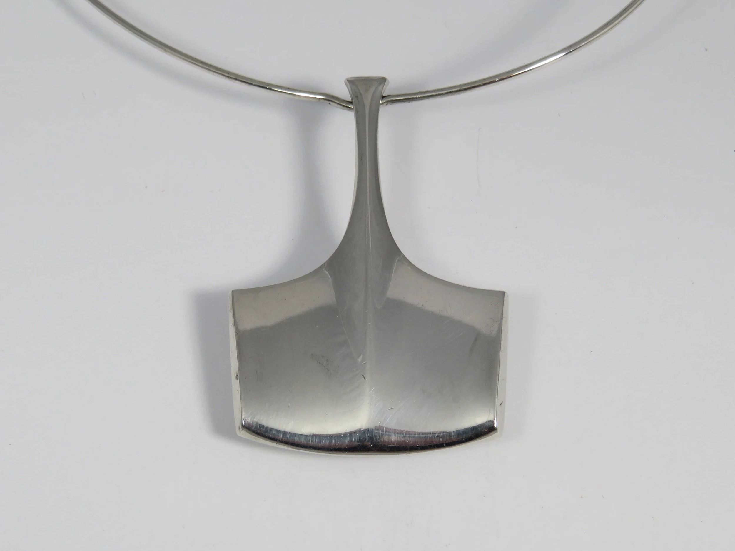 David Andersen Thors Hammer Silver Pendant