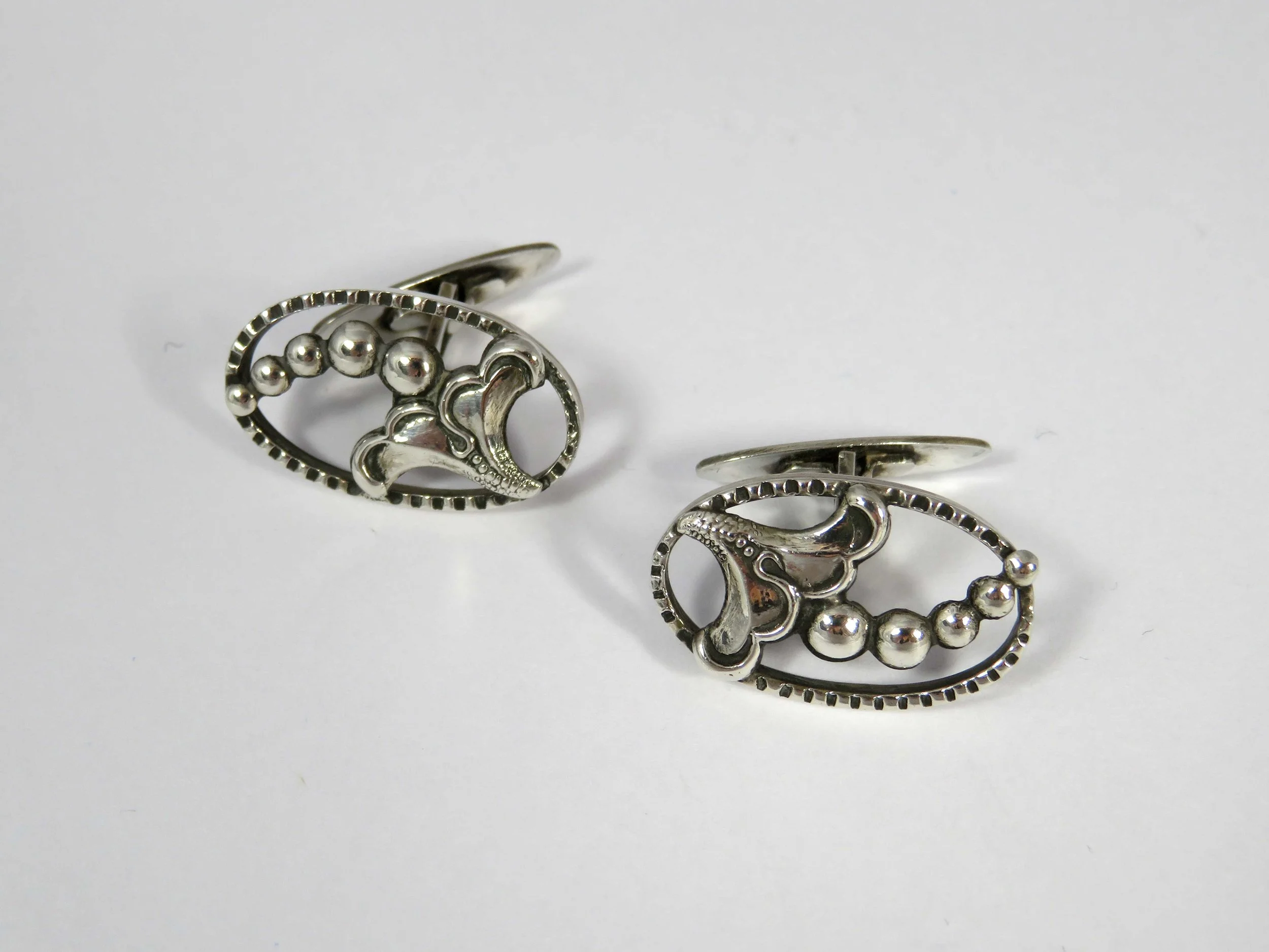 Georg Jensen Styled Cufflinks