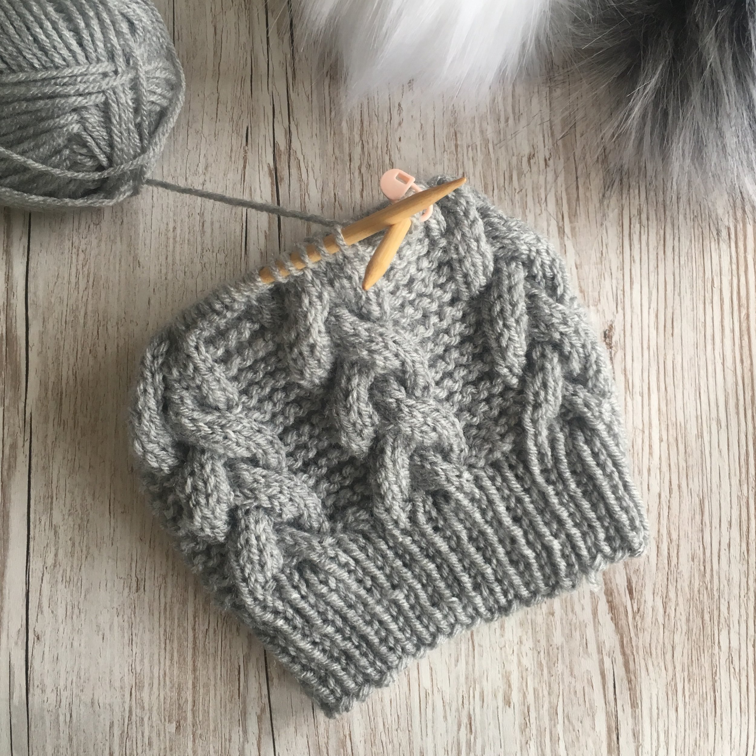 Thursday Chunky Cable Hat Knitting Pattern — Sarah Jane Seamstress