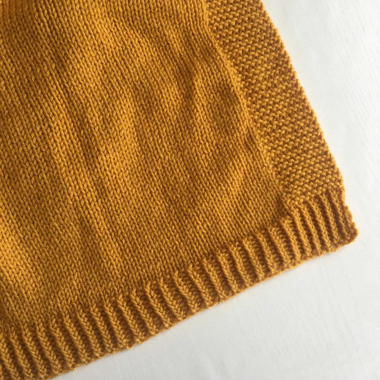 Garter Stitch Border Stockinette Stitch Blanket Pattern Stocking