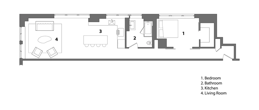Long Narrow Apartment Floor Plans | Viewfloor.co