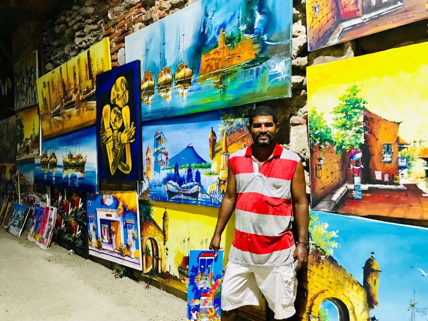 Visit an Art Gallery in a Parking Lot