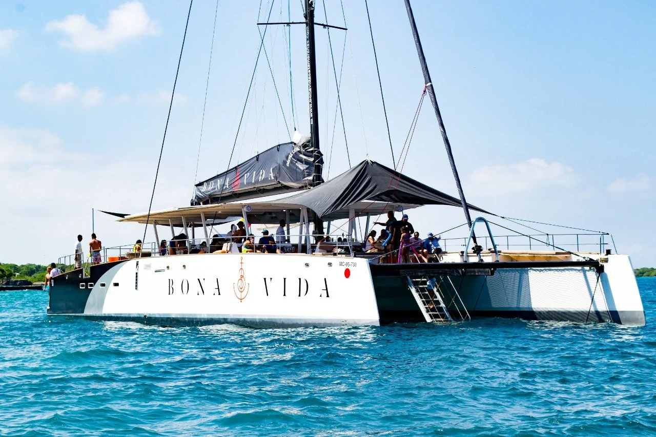 Full-Day Catamaran Adventure from Cartagena