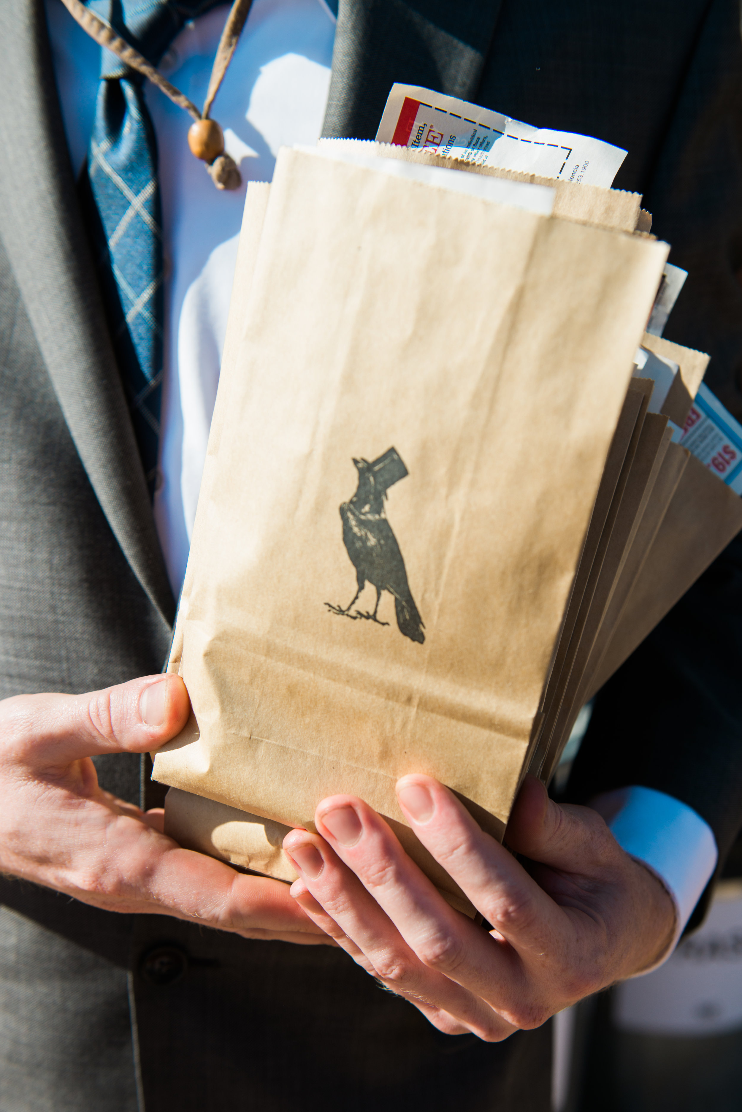 Curated "Crow Bag" Welcome Bags For My Own Wedding