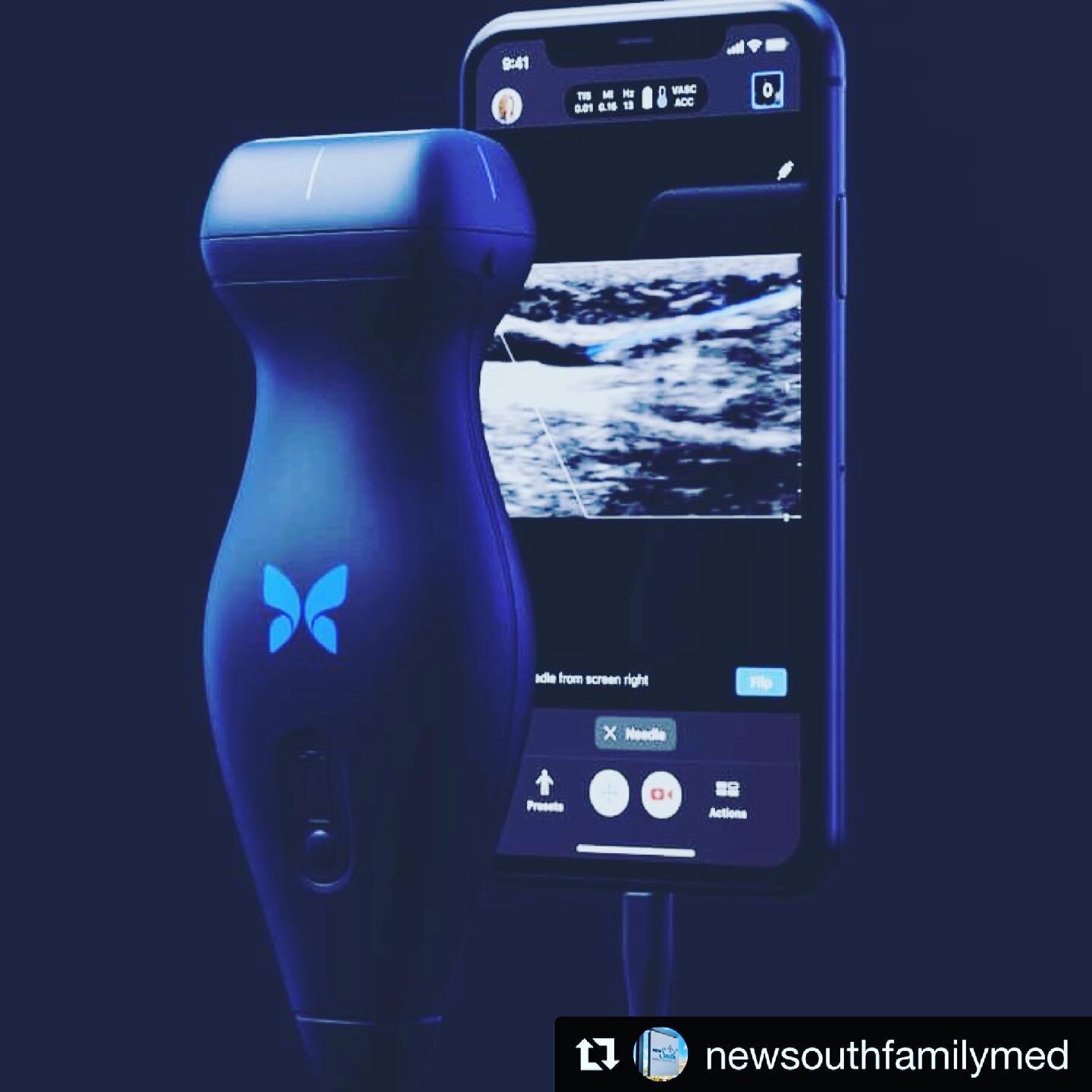 Very thankful to have the opportunity to learn and practice new skills with the best DPC doc in the business. Iron sharpens iron 💪🏽 🤓
&bull; &bull; &bull;
#Repost @newsouthfamilymed
・・・
Does your doctor use an ultrasound for point of care diagnost