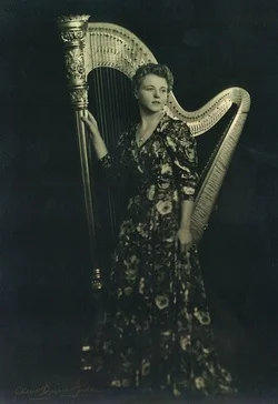 Seattle harpist and Chapter founder, Joan Clark.