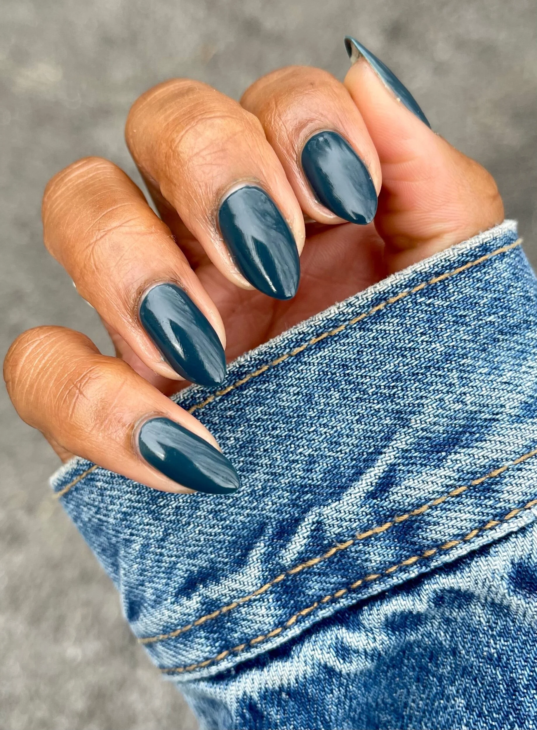 10-Free Dark Blue Nail Polish - Denim — THE TART PEACH