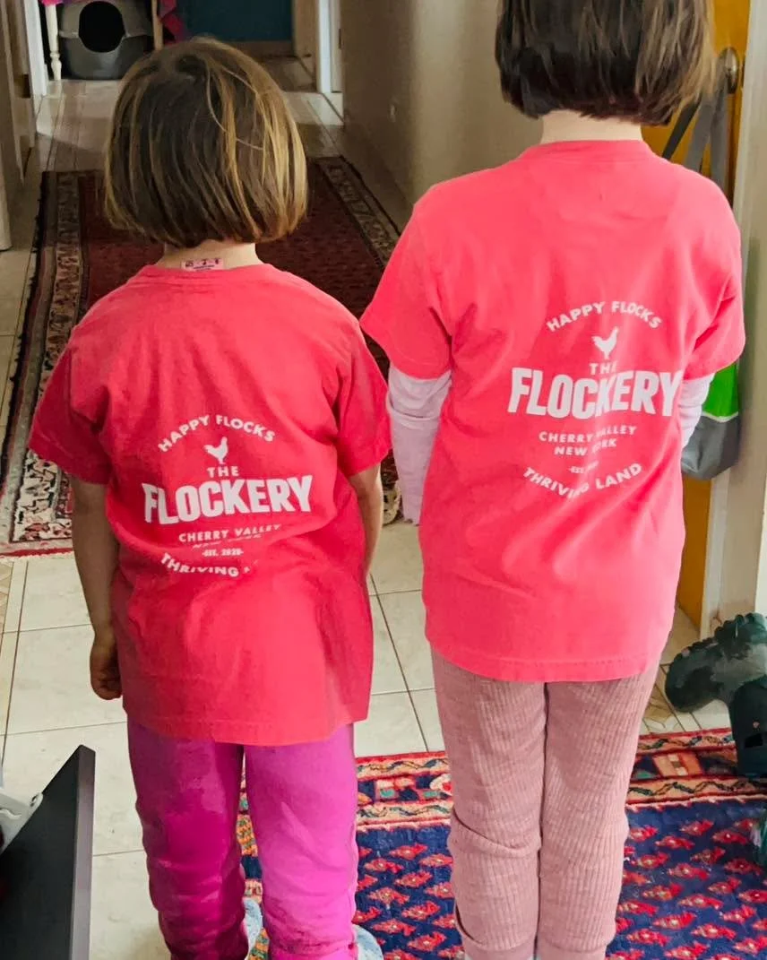 Look at these sweet tees! (On such sweet babies🥰🥹) #cherryvalleyny #farmfamilylife #farmmerch Thank you @sharimichelle for this design!