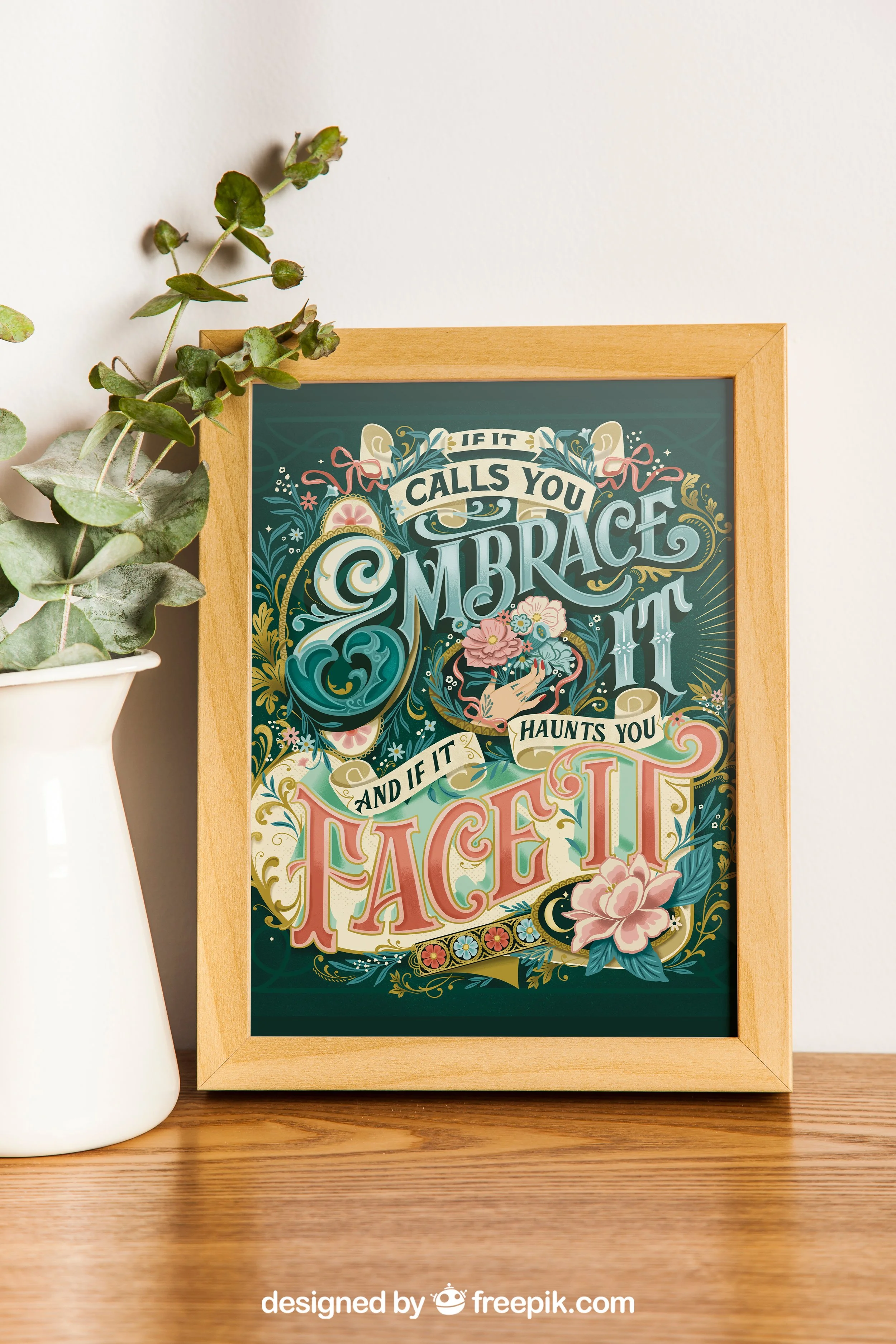 If it Calls You, Embrace It 8x10 Print