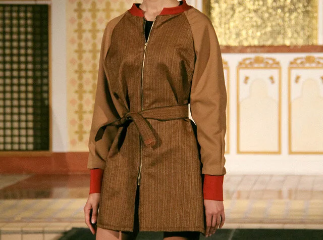 DorettaLang's 1 of 1 Bomber Trench Dress