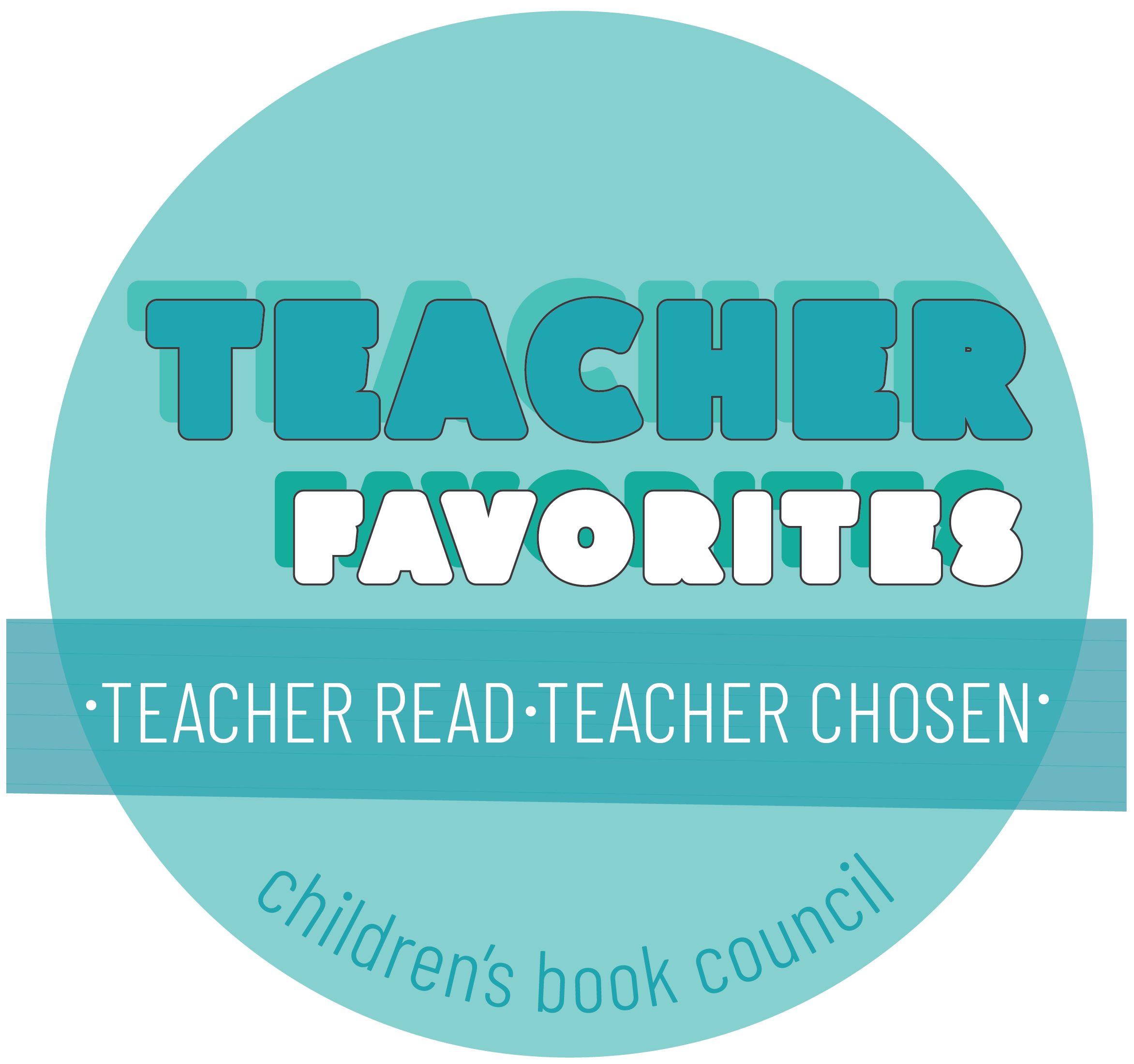 teacher favorite award circle sticker