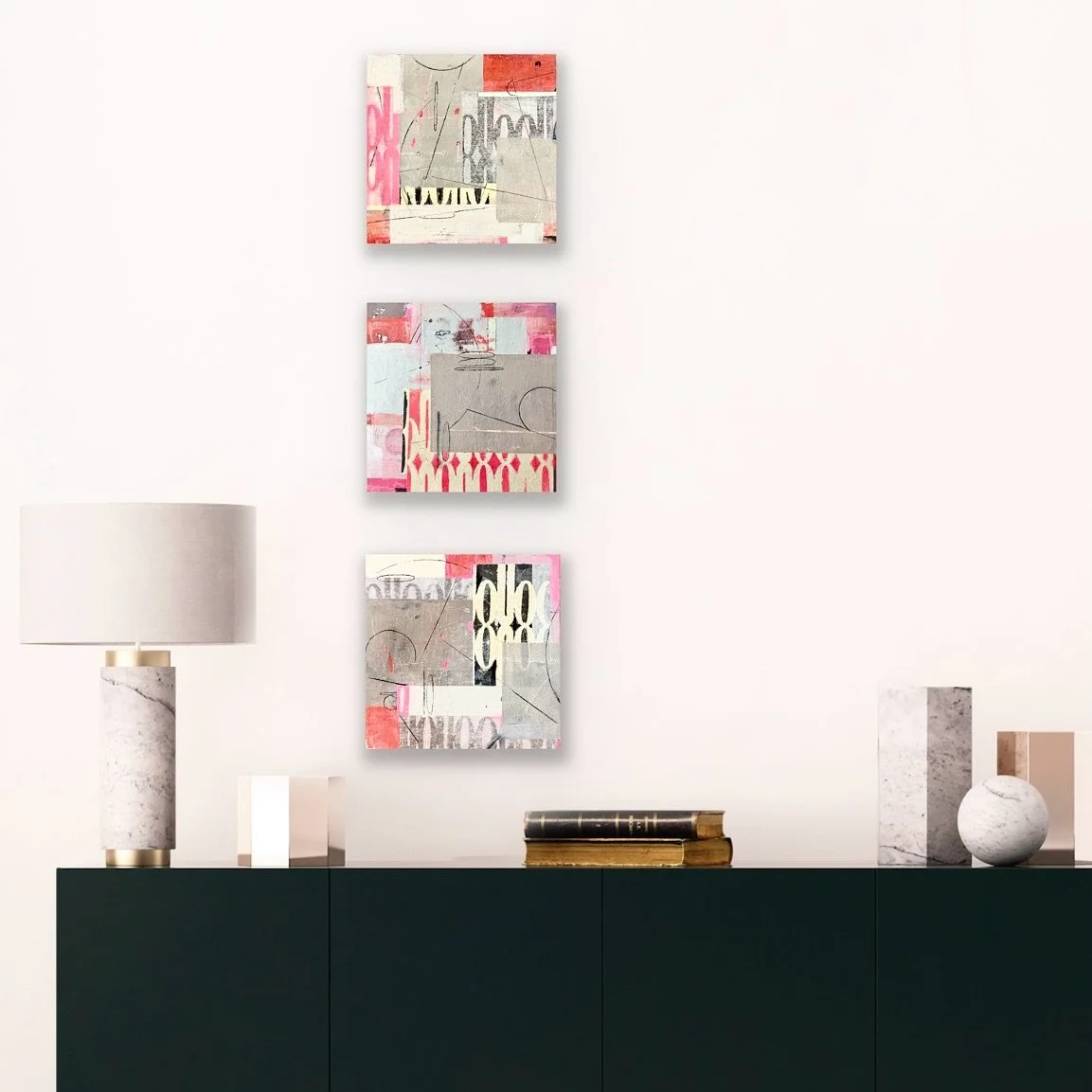 &ldquo;Be the flamingo in a flock of pigeons&rdquo; No.1, 2 + 3, 12&rdquo; x 12&rdquo; mixed media on panel

#artwork #artistsoninstagram #art #socalartist #artanddesign #artfuelsmysoul #artfuel #contemporaryart #modernart #midcenturymodern