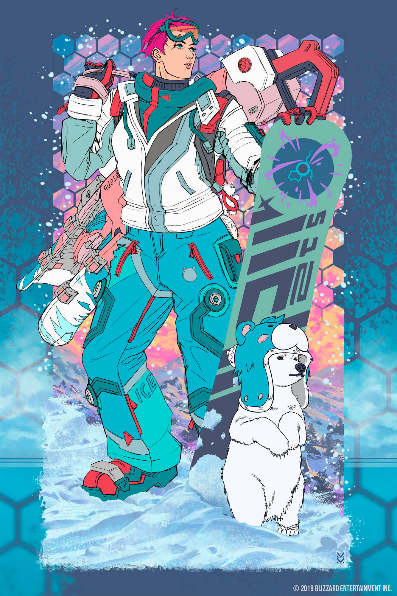 SNOWBOARDER ZARYA